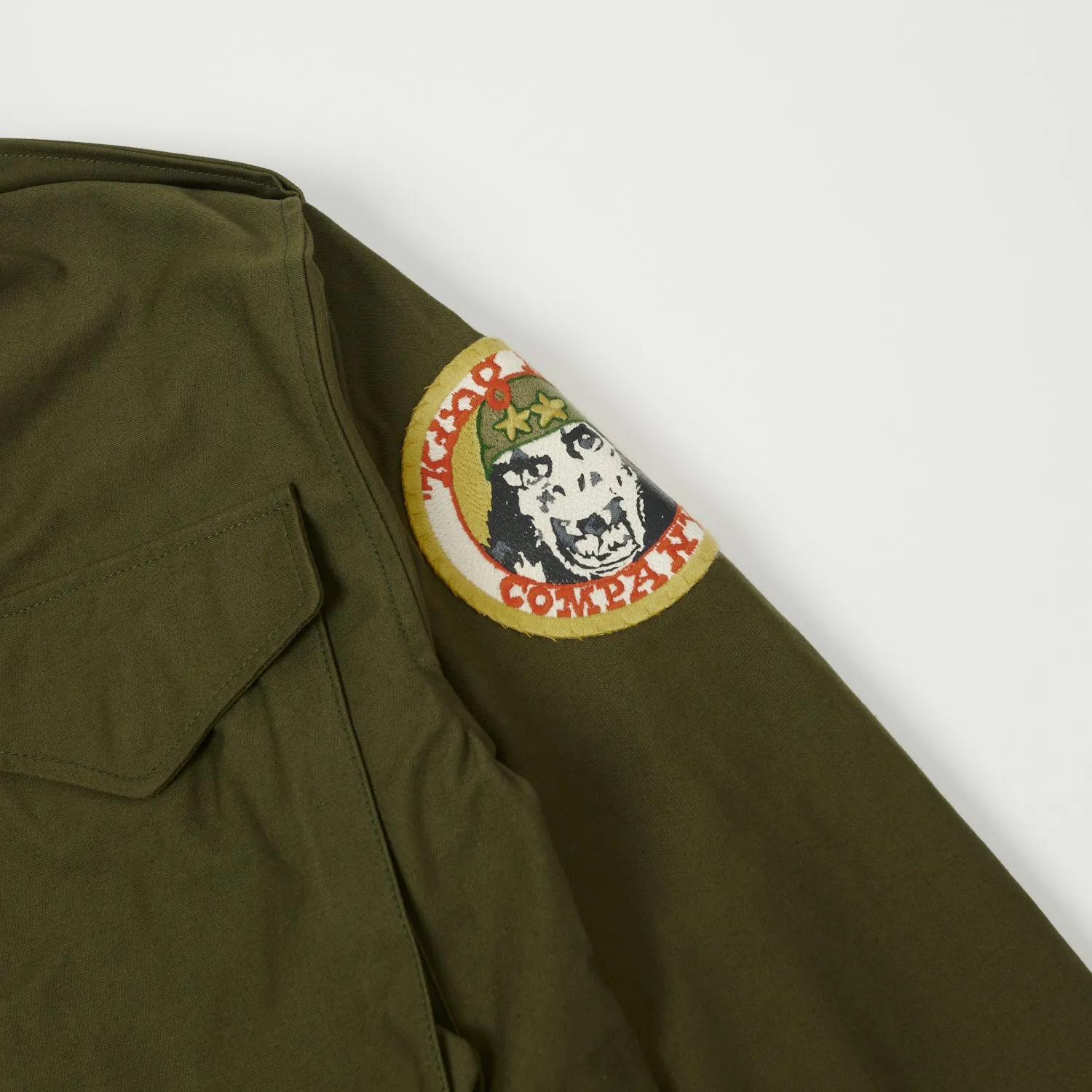 TOYS McCOY 'Taxi Driver' M-65 Field Jacket - Olive MoistureWickingLining