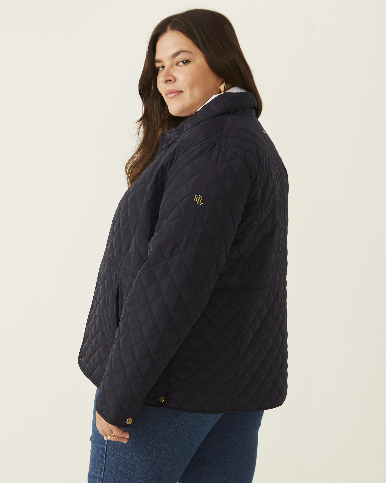 Vanya Quilted Jacket | Navy High Visibility Elements AbrasionResistant