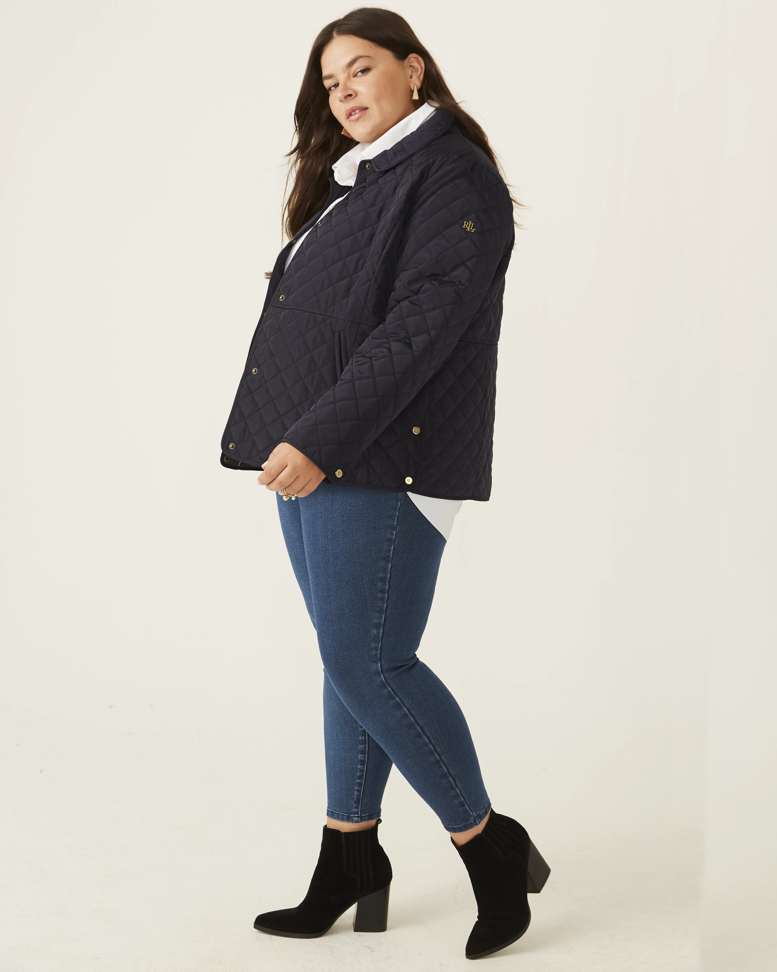 Vanya Quilted Jacket | Navy Feedback