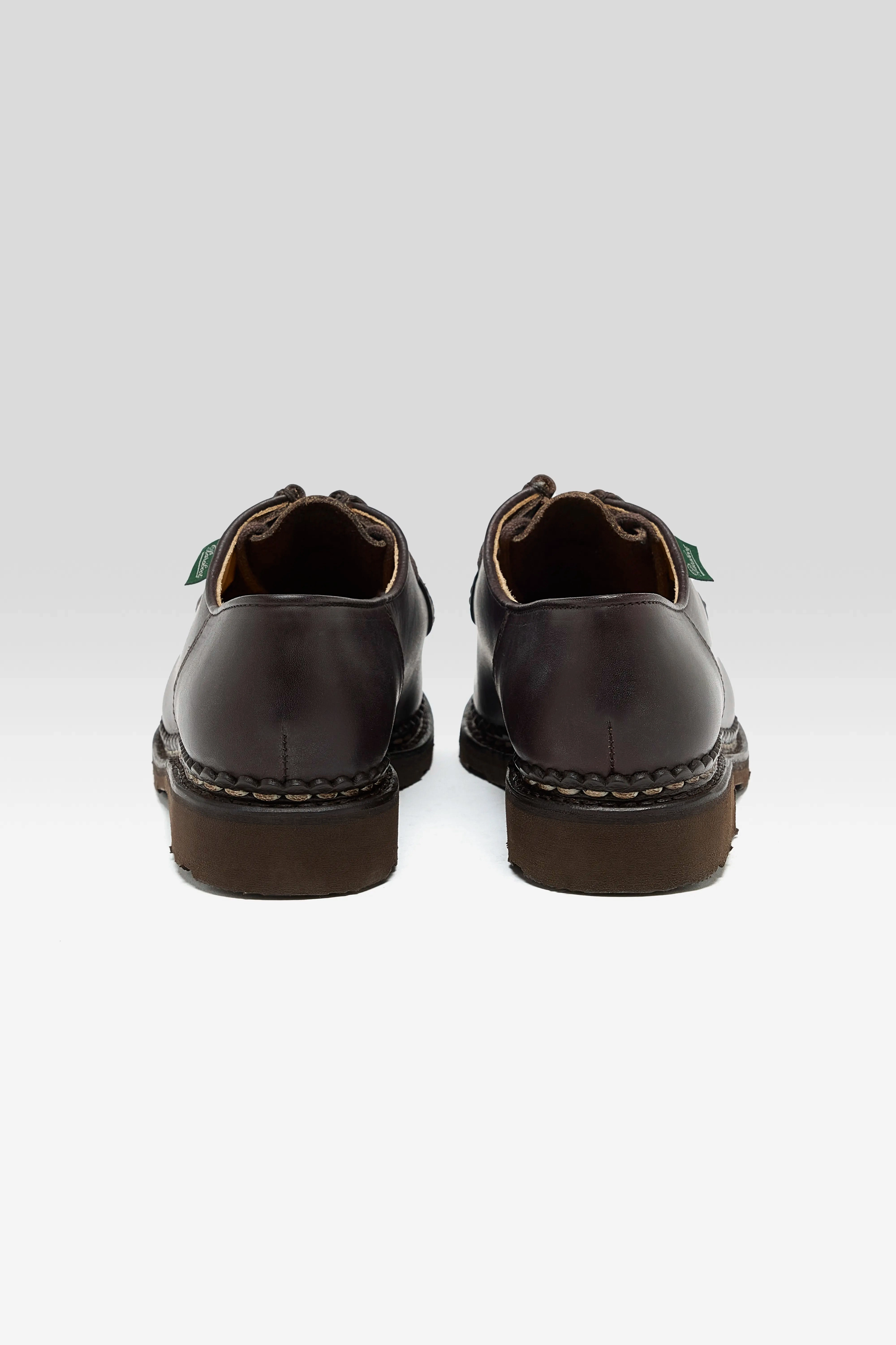 Ready For Relax Comfort arch Michael Leather Derby Shoes for Women (252 / W / BROWN)