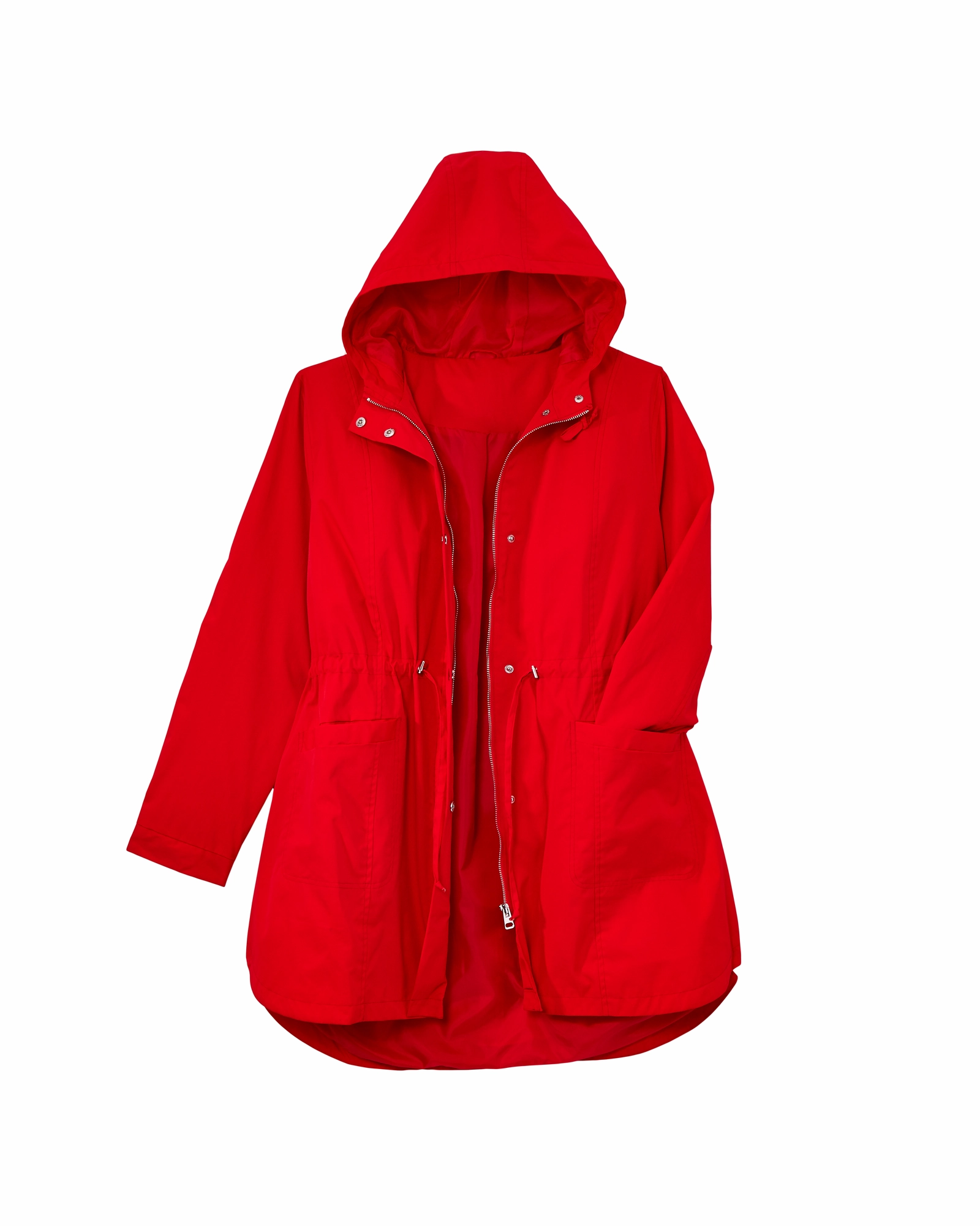 Primrose Raincoat with Hood | Red / Red Connection Inspire