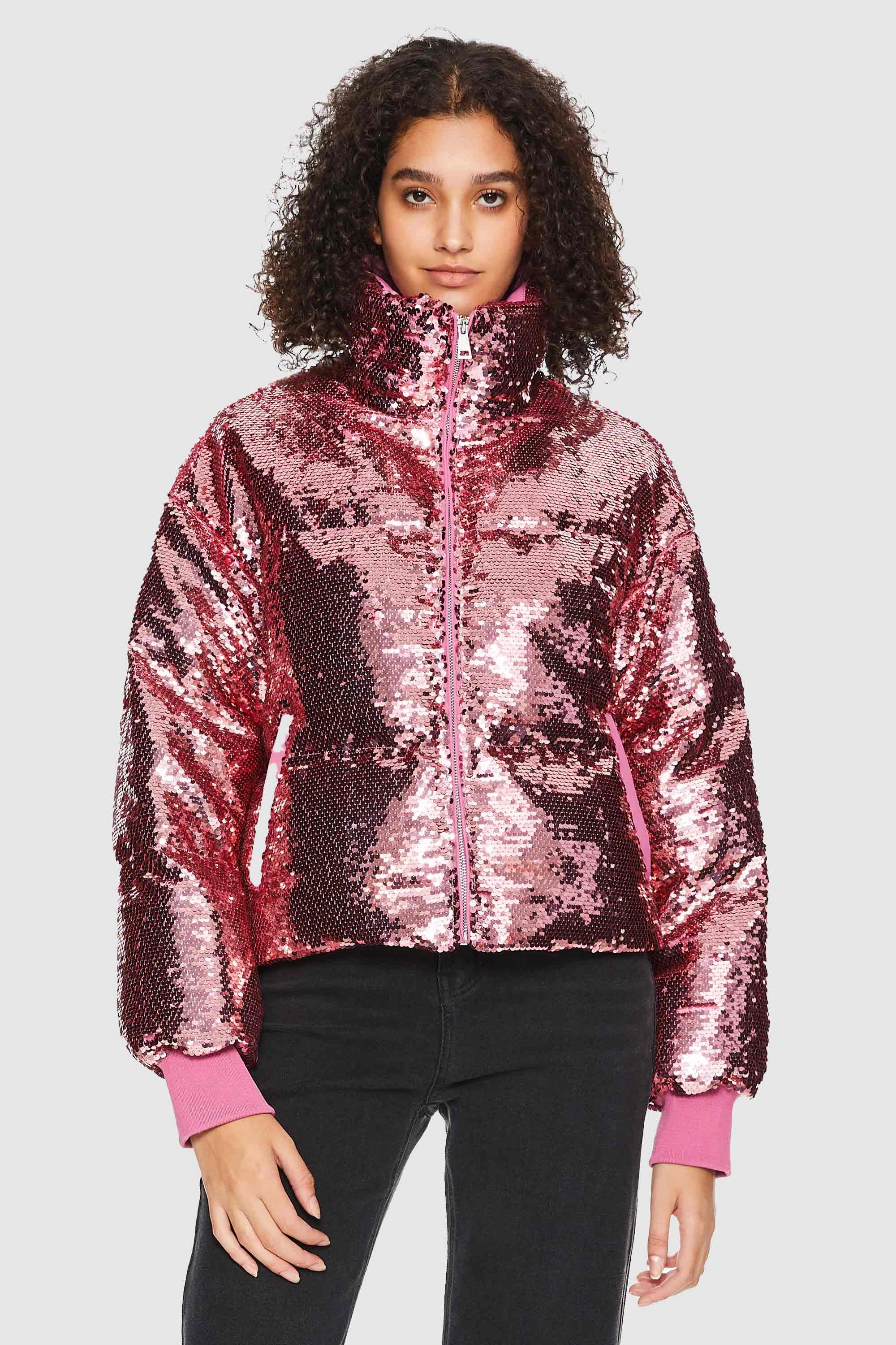 Casual Trend Puff-O? O-Lab Disco Sequin Down Jacket