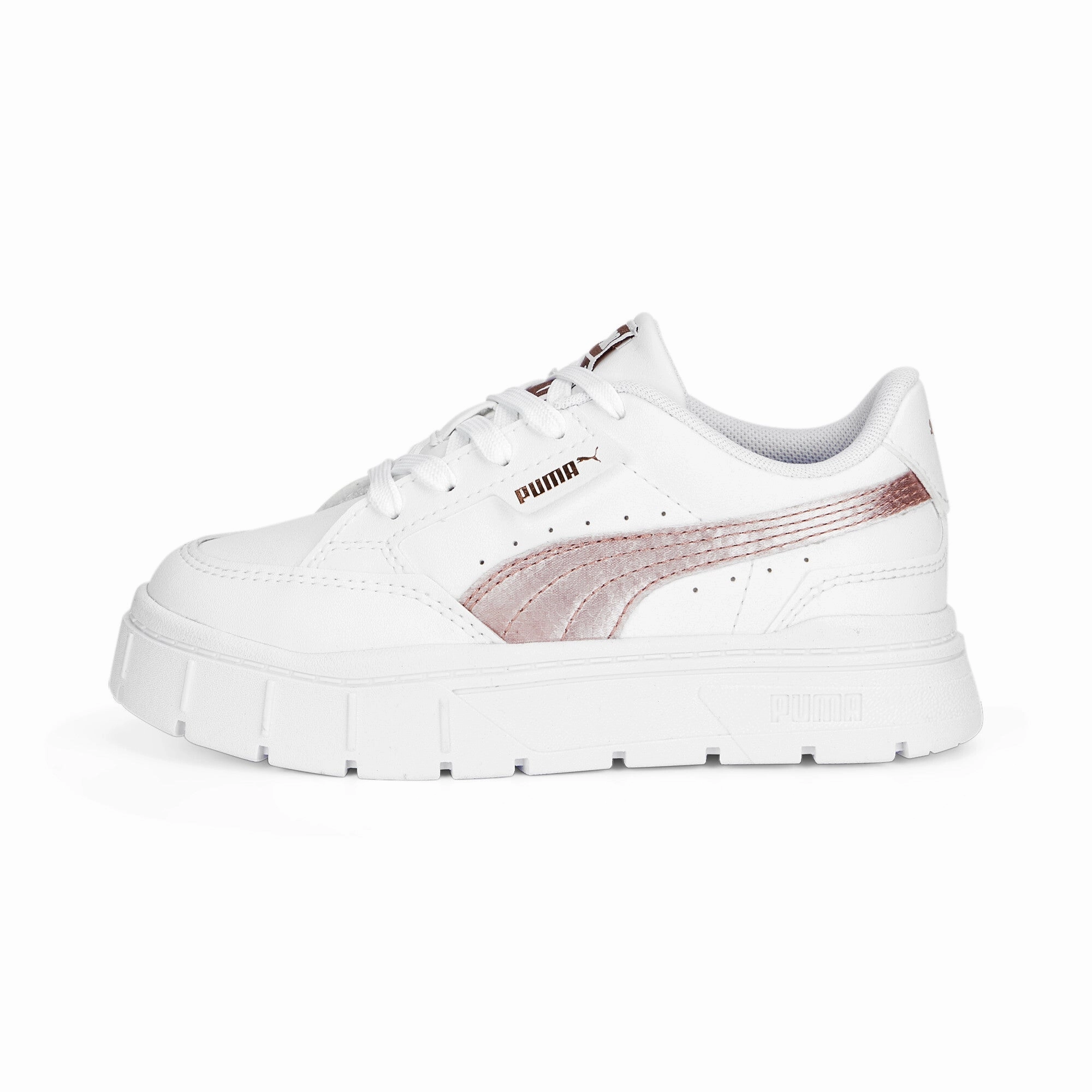 Durable Lacing System PUMA Little Kids Girls' Mayze Stack Shine Sneakers