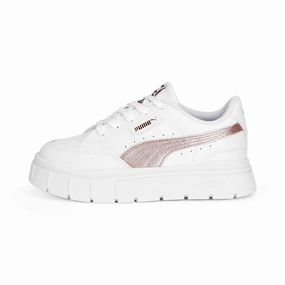 Durable Lacing System PUMA Little Kids Girls' Mayze Stack Shine Sneakers