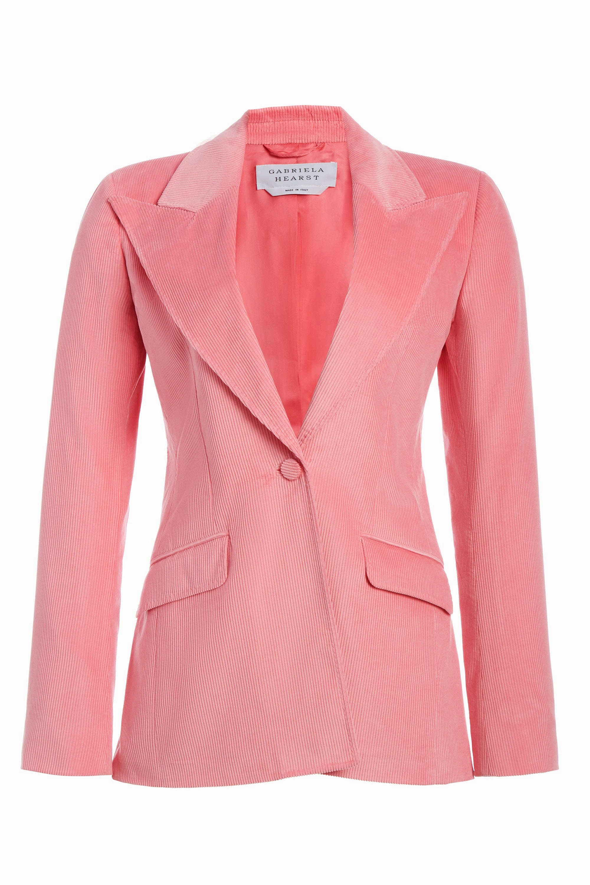 Smart Work Wear Leiva Blazer in Rosa Sea Island Cotton Corduroy