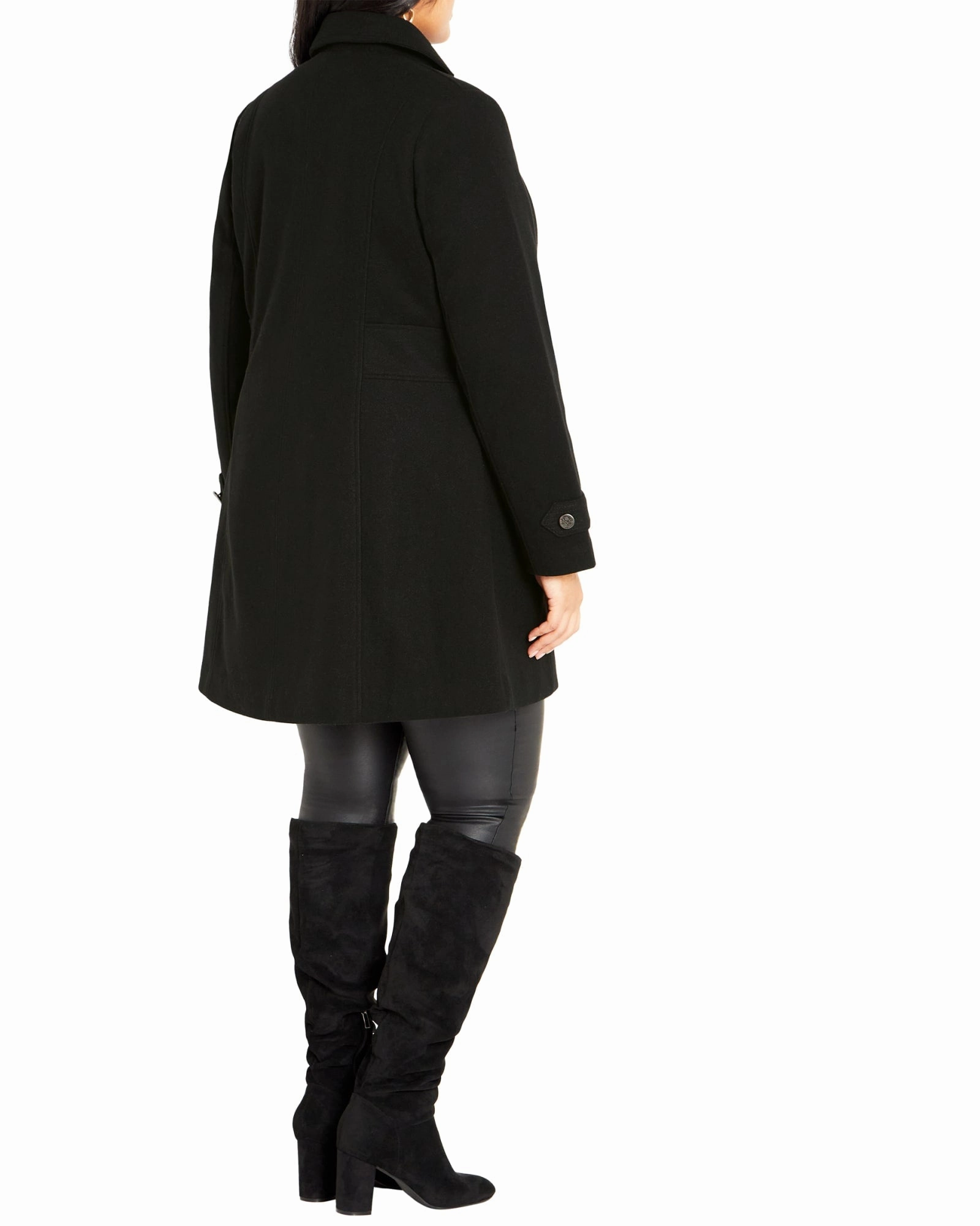 Tolerance Shelly Military Coat | Black