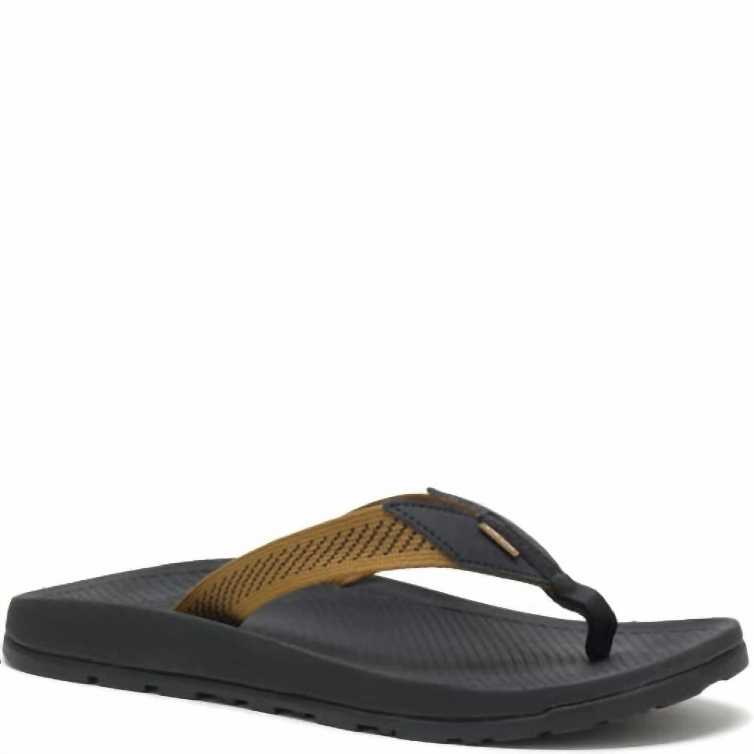 Sandal Clasps Lightweight Design Men's Lowdown Flip-Flops In Score Bronze