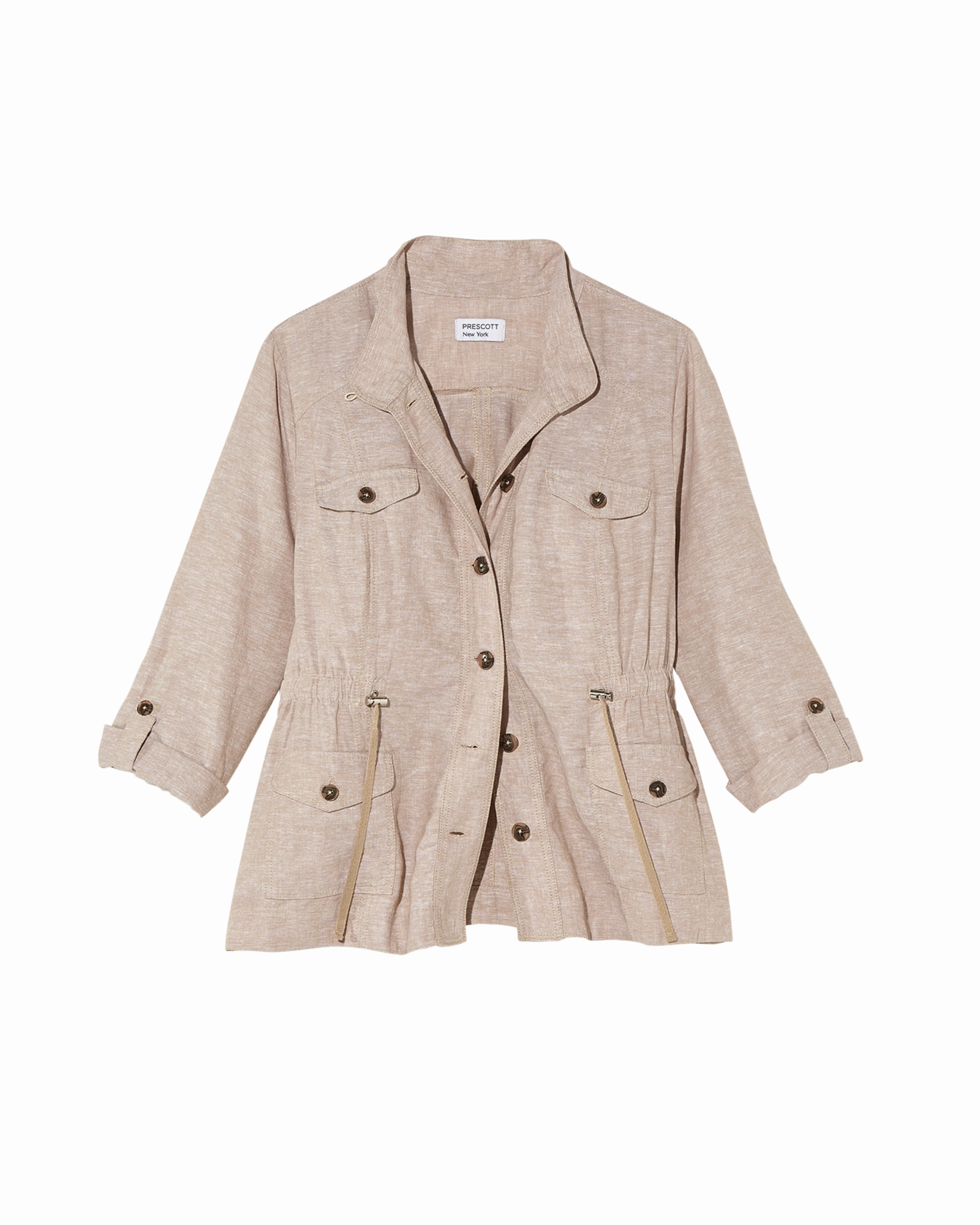 Signal Lesa Linen Anorak | Tan