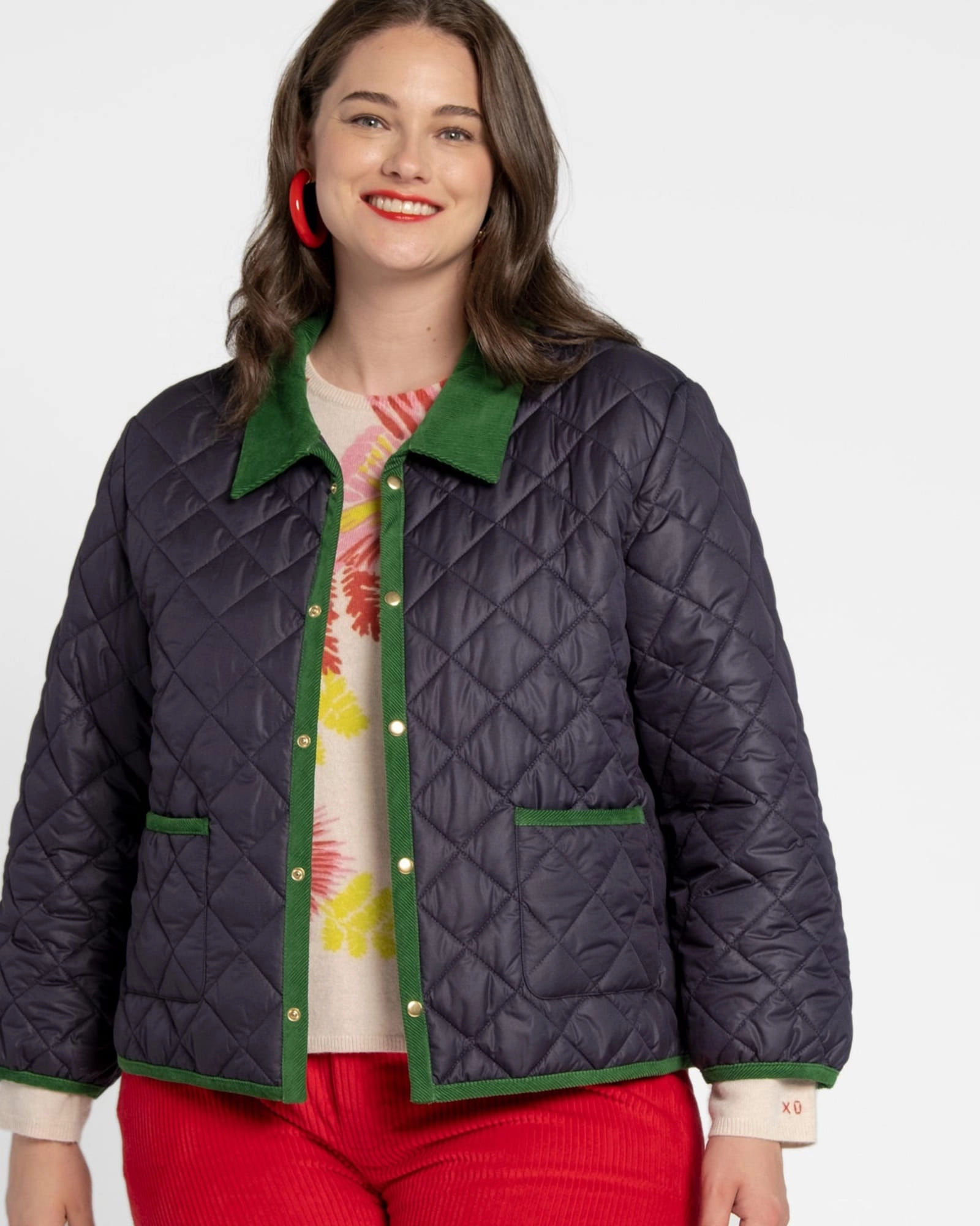 Weekend Style Broadcast Quilted Jacket Navy | Navy