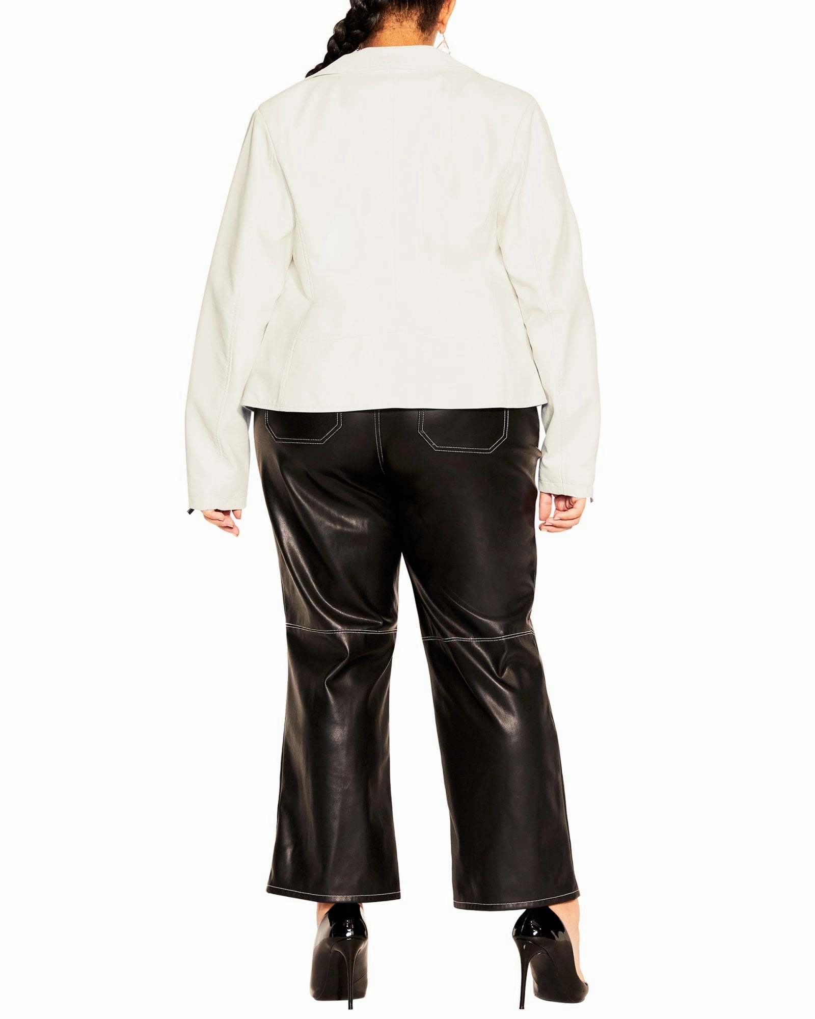 release Aria Jacket | Ivory/Black Trim