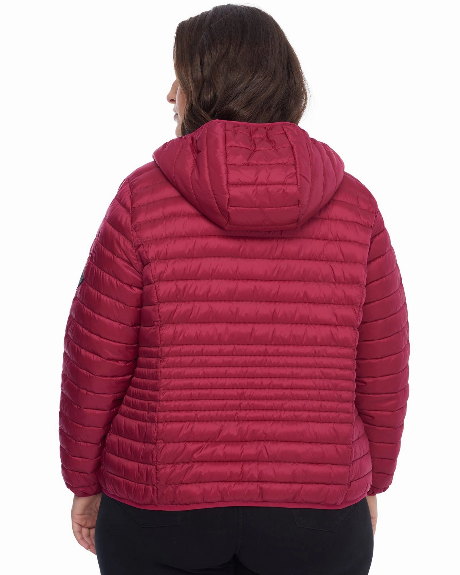 Ventilation Vents Vegan Down Lightweight Packable Puffer | Raspberry