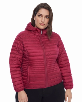popular among fashionistas Vegan Down Lightweight Packable Puffer | Raspberry