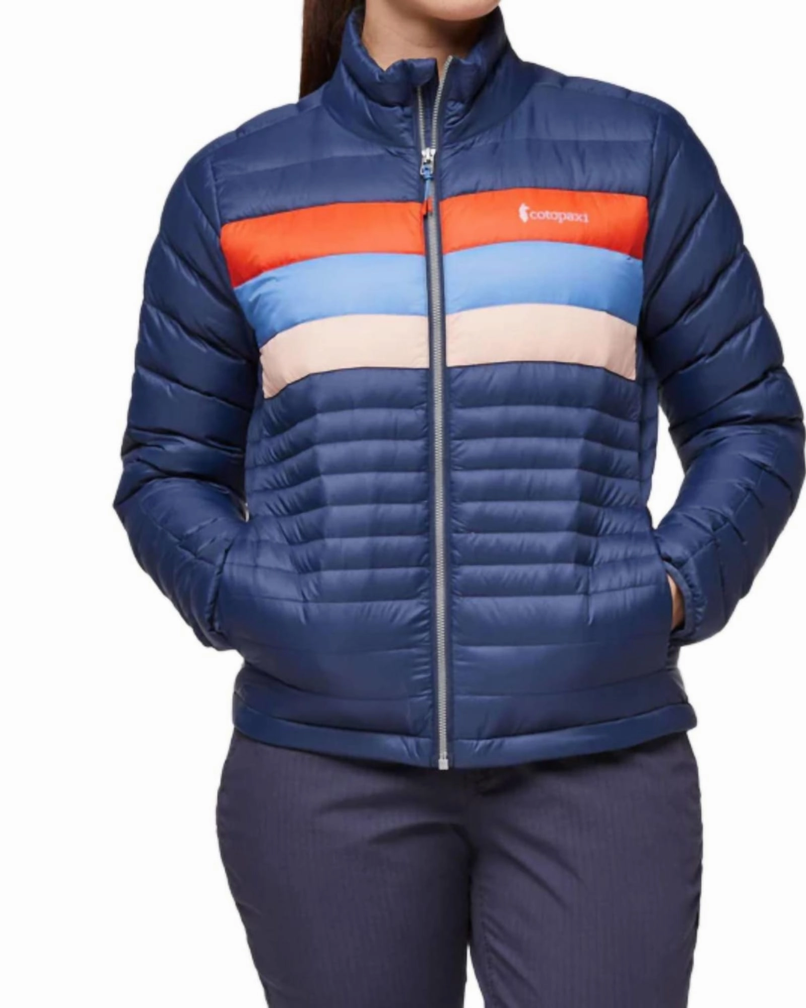 Functional Outerwear Prize Women's Fuego Down Jacket in Ink/Rosewood | Ink/Rosewood