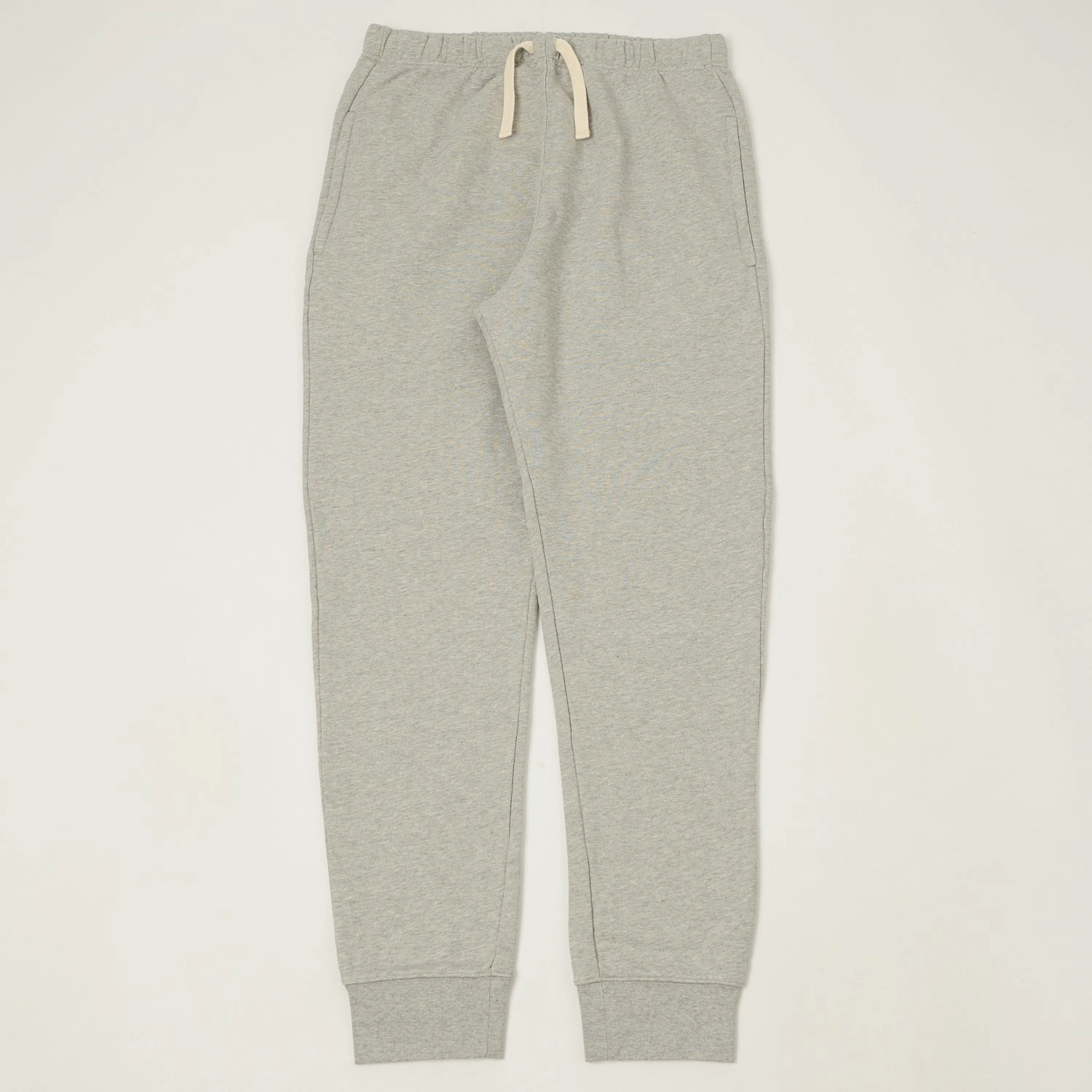 Merz b. Schwanen 'Good Basics' Original Sweatpants - Grey Melange Eco Friendly Recycled Material