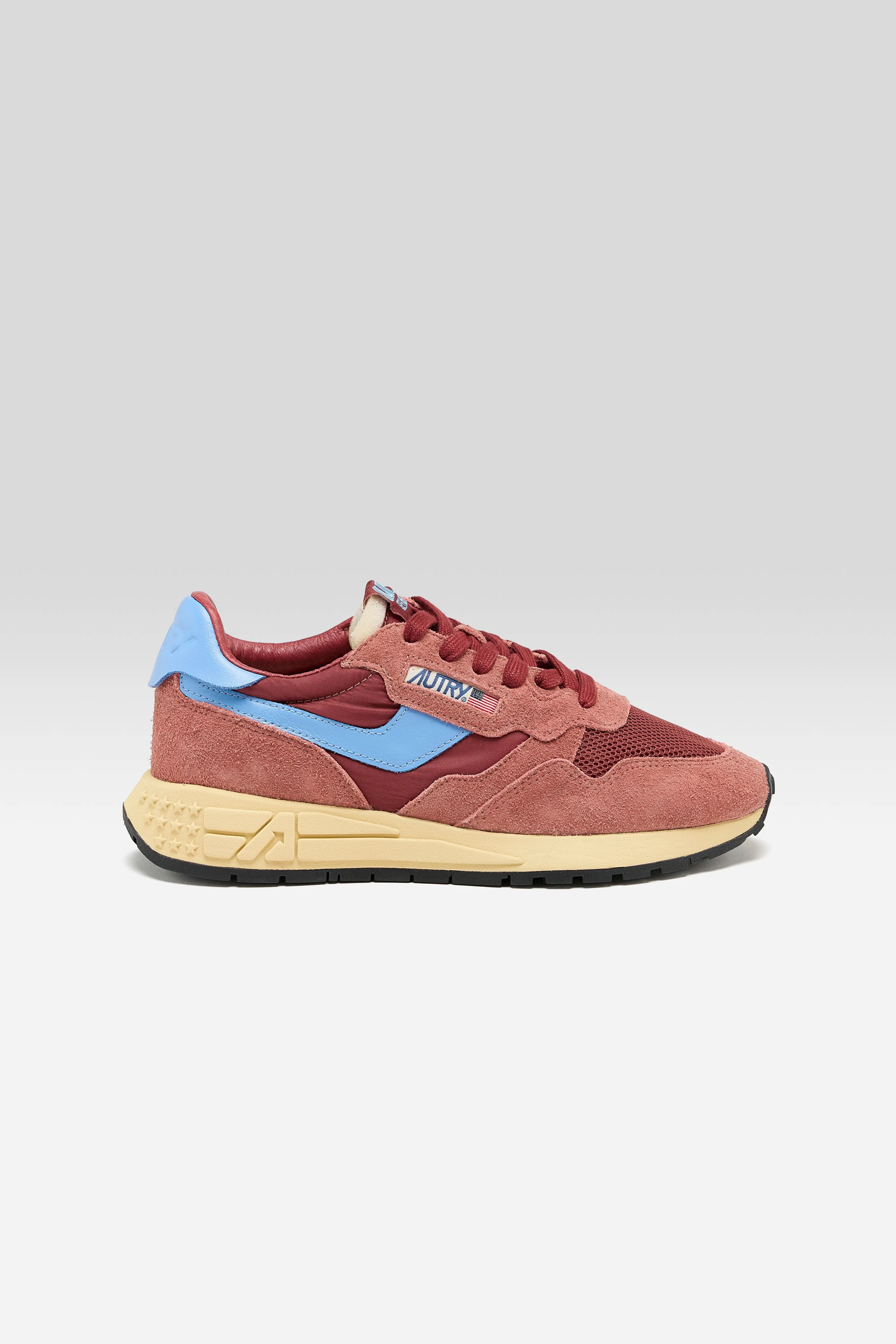 Reelwind Low for Women   (252 / W / BURGUNDY) temporary shoes Non Compression Upper