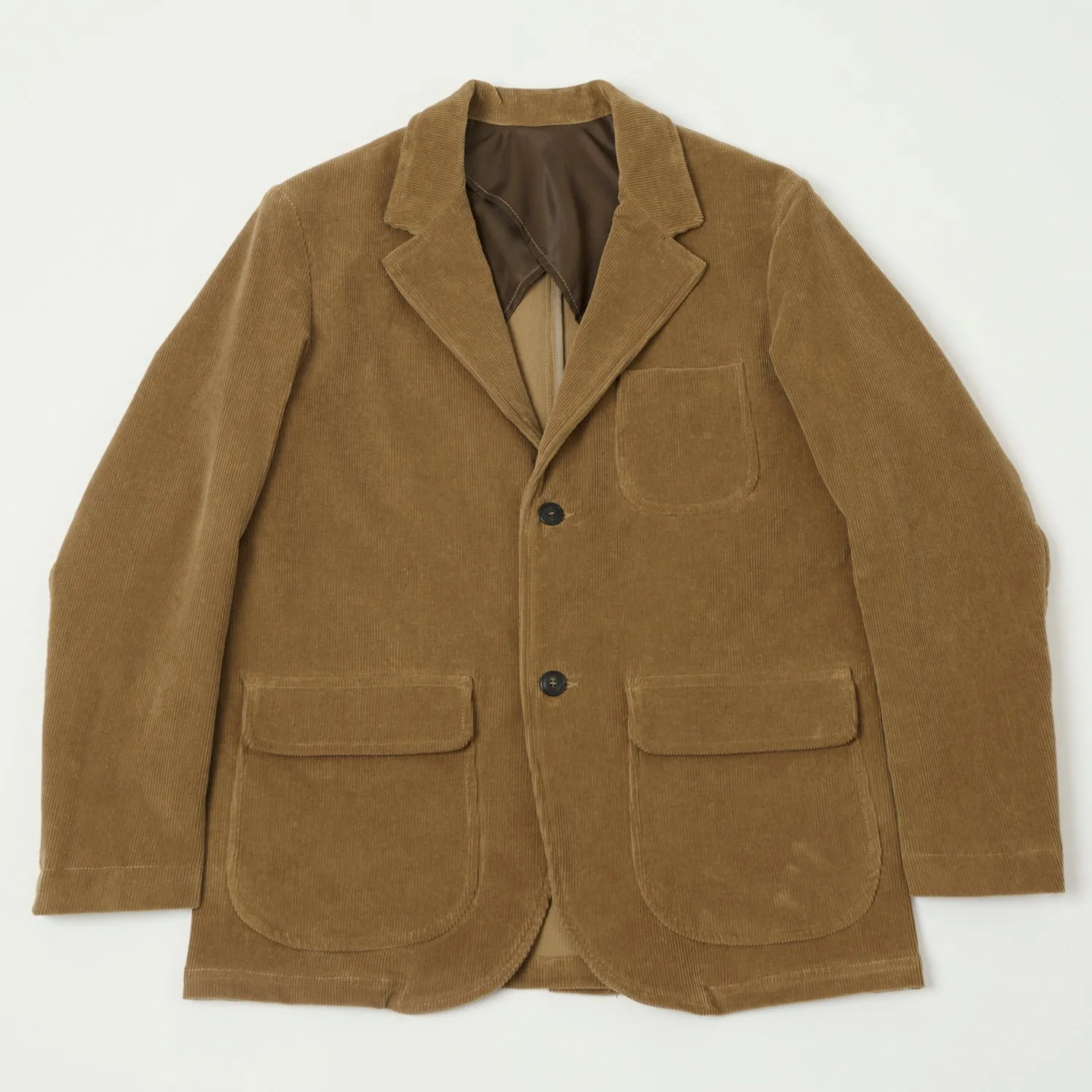 East Harbour Surplus 'Freeport 101' Corduroy Blazer - Wood Low Profile Insulation