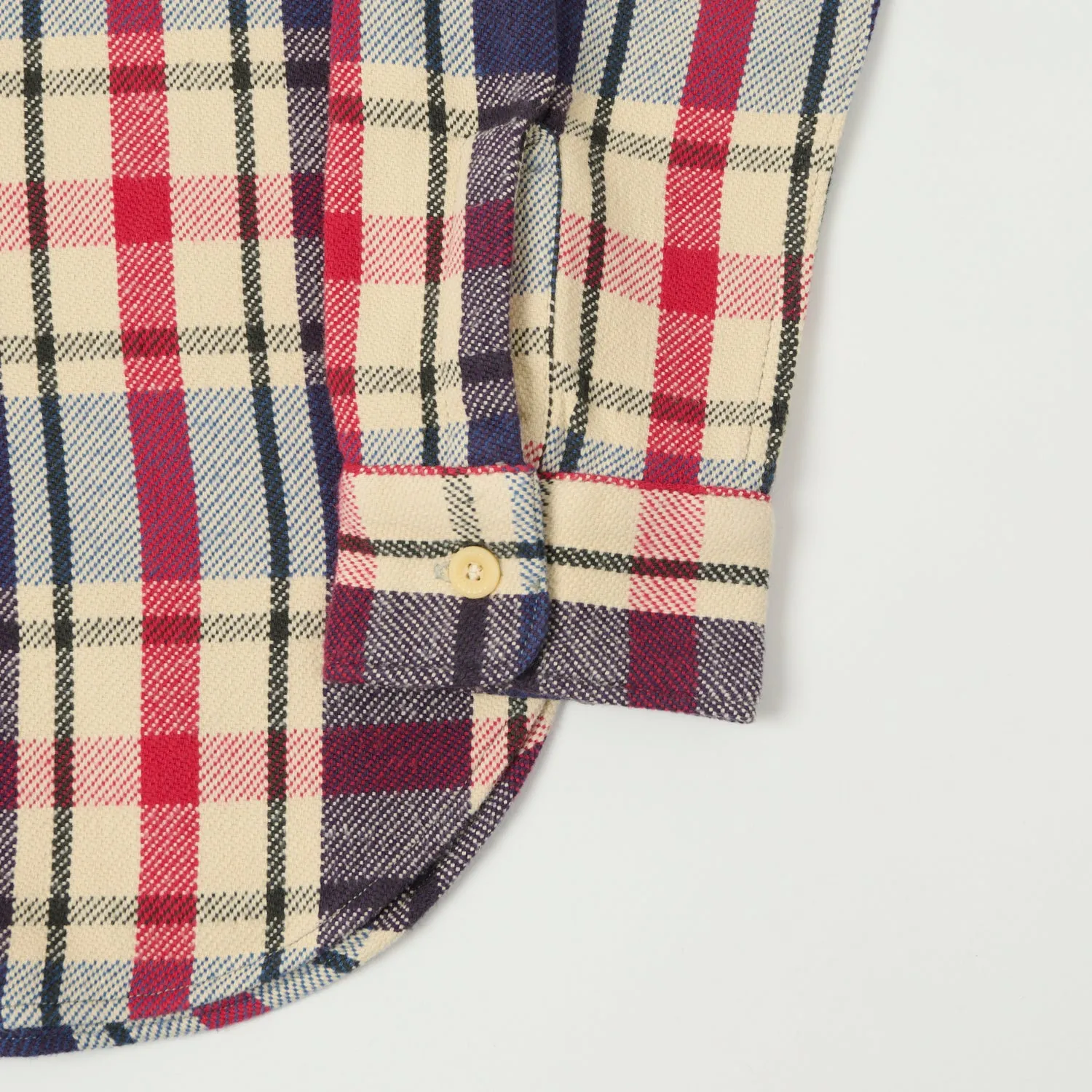 Warehouse & Co 3104 Plaid Flannel Shirt - Blue Geometric Design