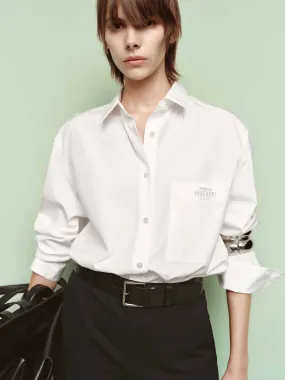 Thermoregulating Fabric Ventilated Back Cutout Back Cotton Shirt