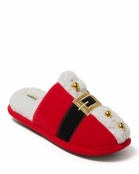 Dearfoams Unisex Novelty Holiday Christmas Scuff Slipper QuickDry