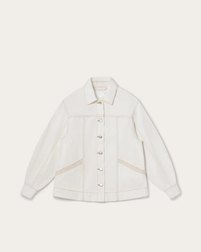 Streetwear Style Reve Jacket | Ecru