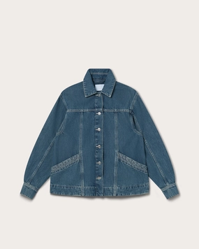Reve Jacket | Mid-Blue Wash Non Restrictive Fit