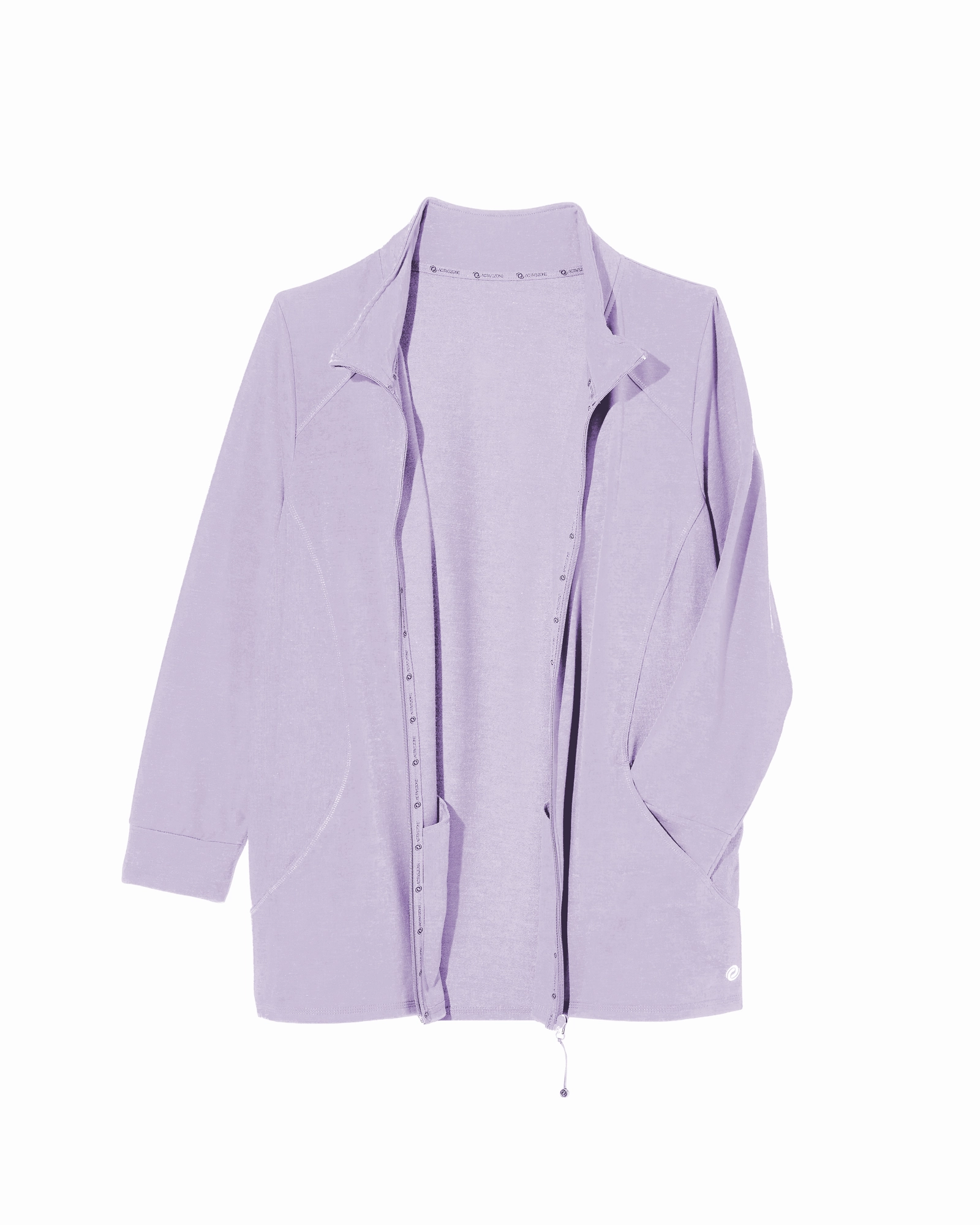 Ventilated Back Panel Ritter Mock Neck Jacket | Lilac