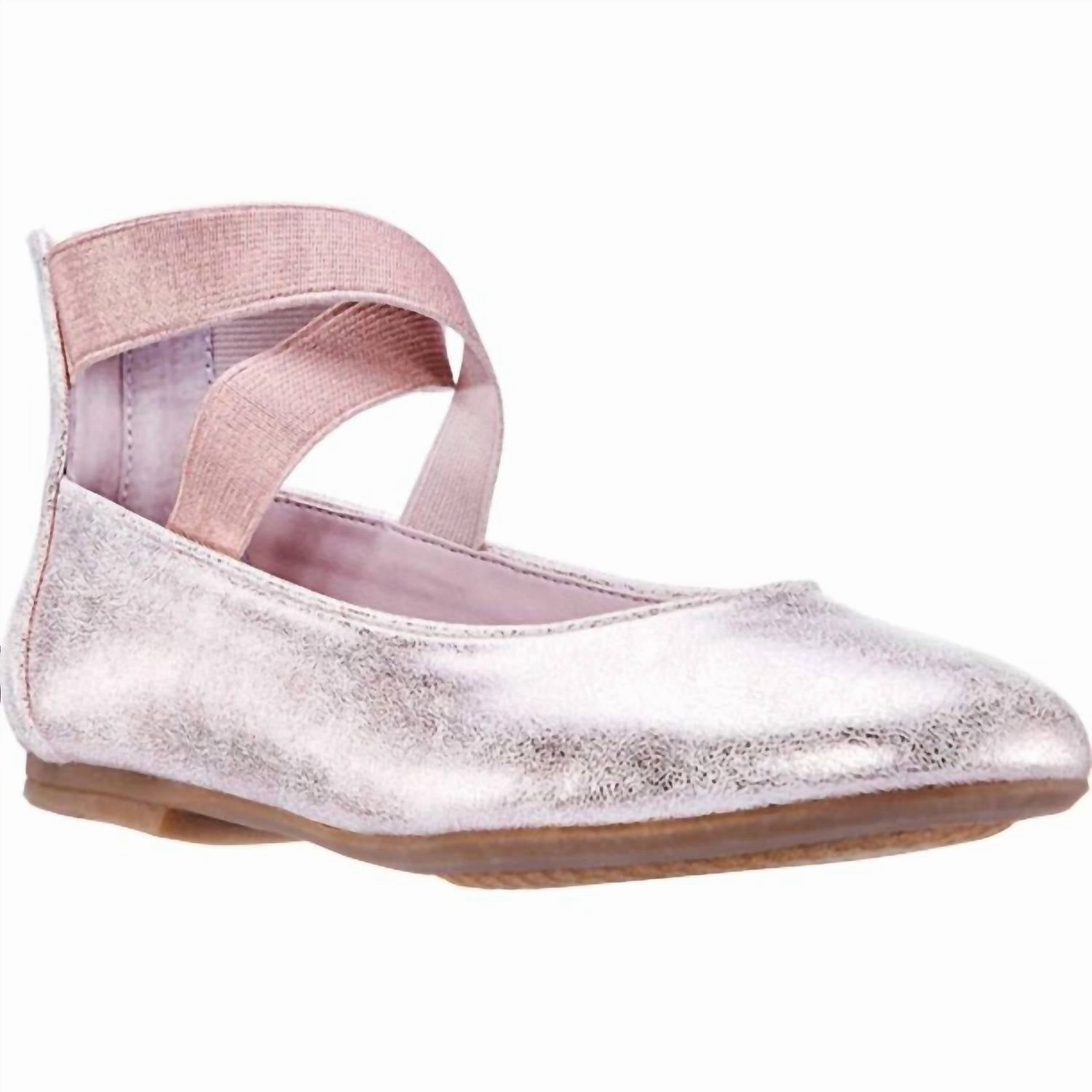 Full Comfort Kid's Marissa Ballet Flat In Rose Gold
