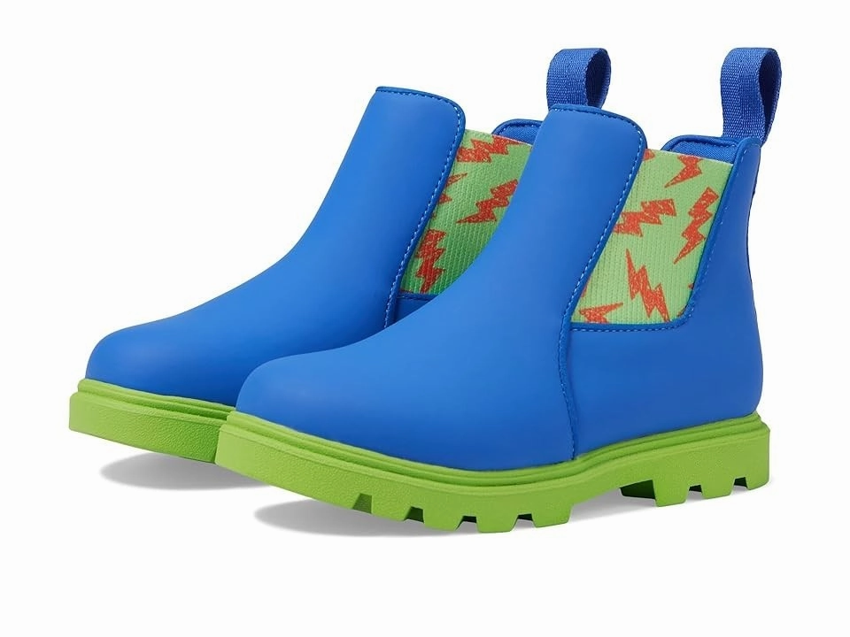 Native Shoes Kensington Treklite Boots Kids Blue Round Toe Chelsea JOBB847 Comfortable Straps