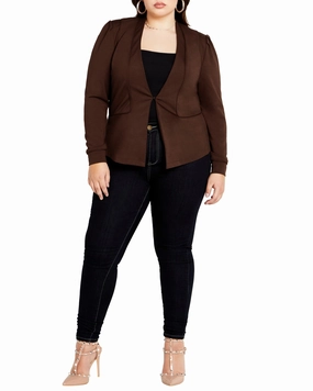 Piping Praise Jacket | Truffle Insulated Fashion