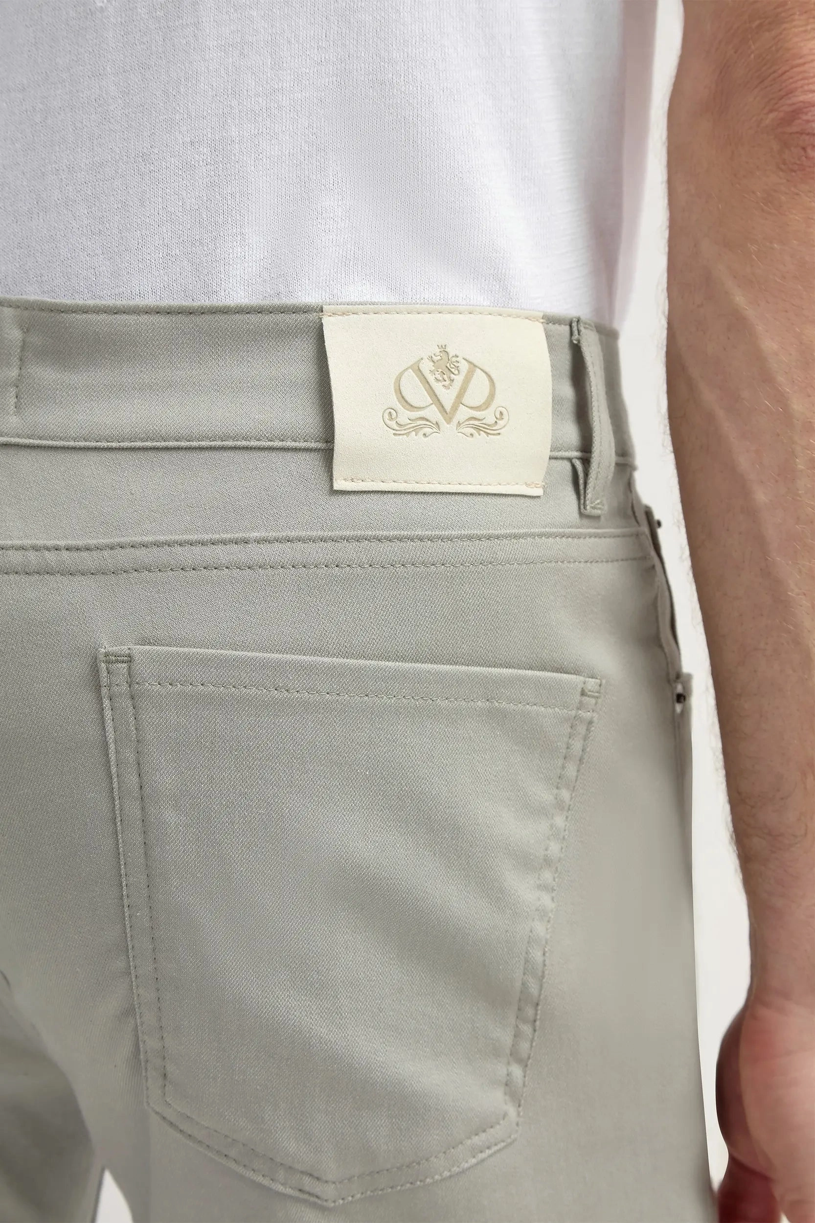 Sage 5 pocket trousers - Made in Italy Durable Design