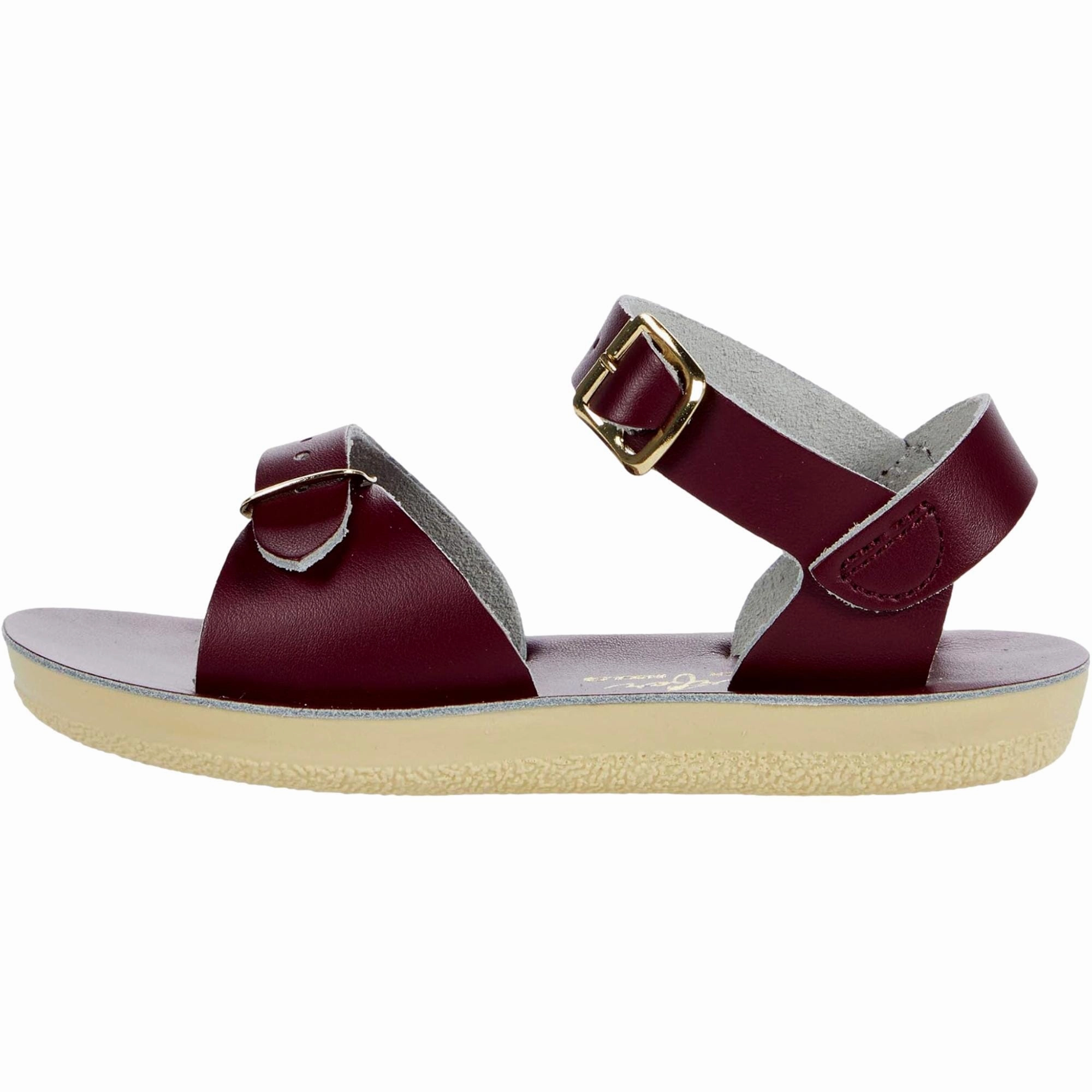 Flexible Grip Salt Water Sandal by Hoy Shoes Sun-San-Surfer Claret  D21015-1717 Pre-School