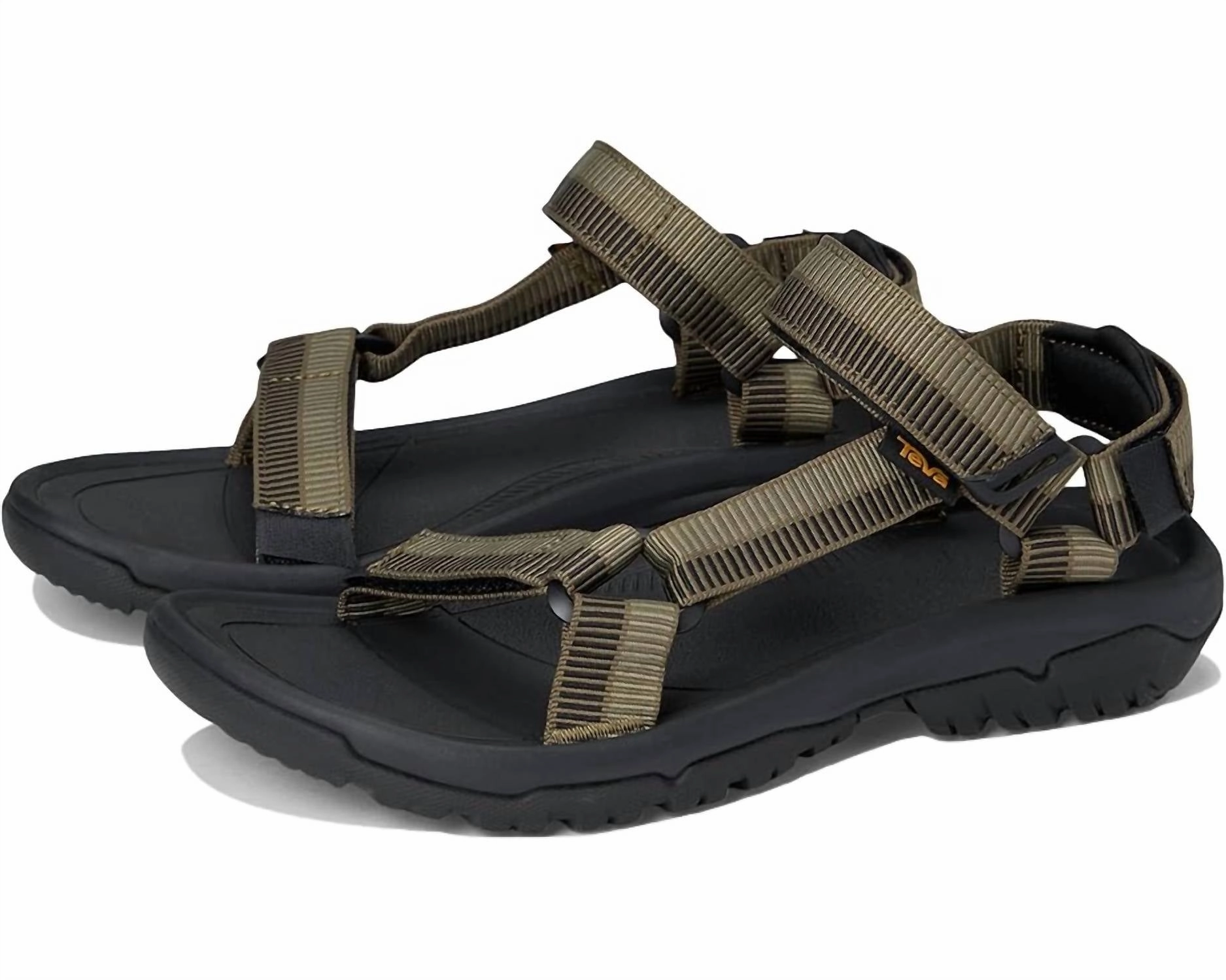 Contoured Heel Cup Hypoallergenic Lining Men's Hurricane Sandal In Olive