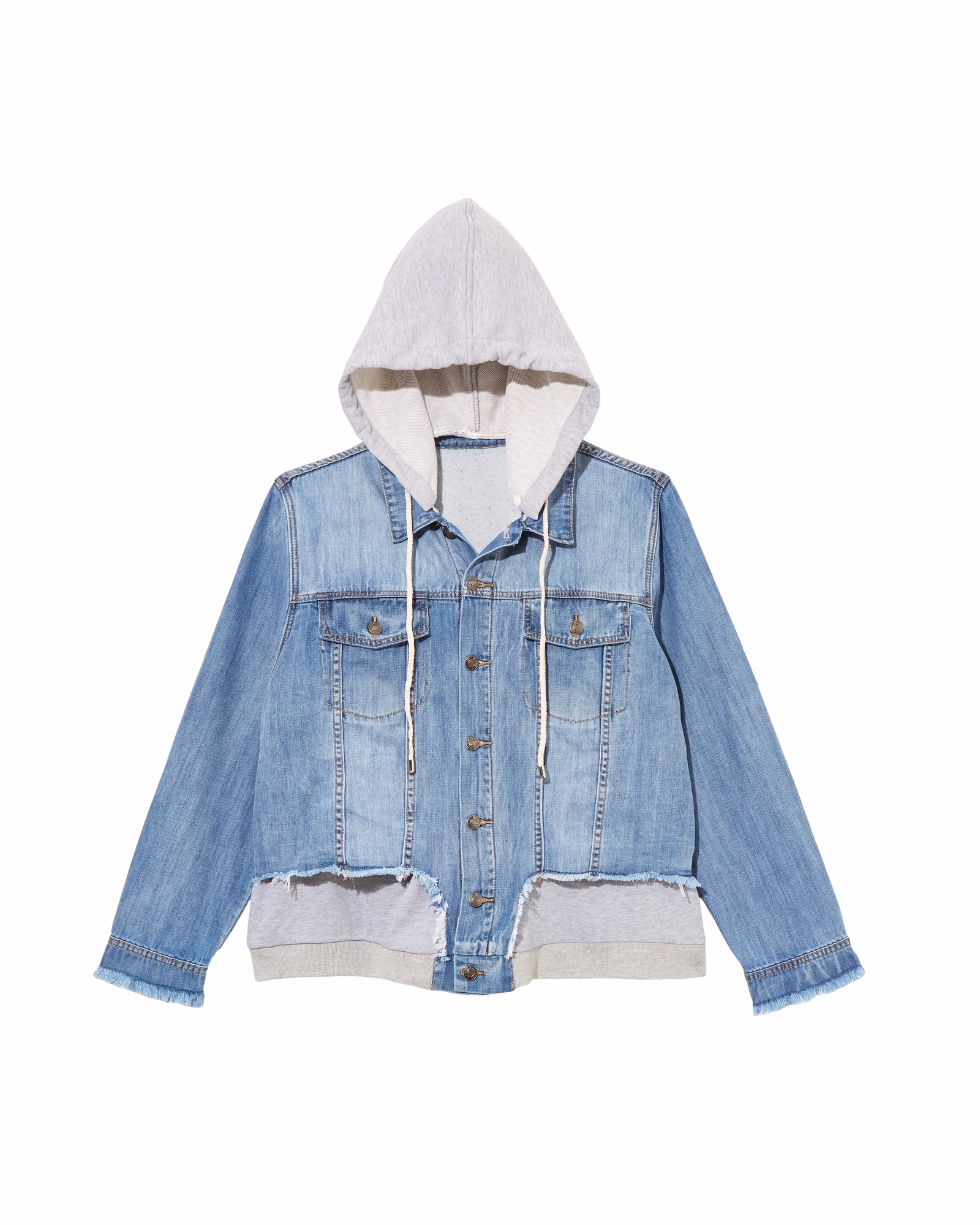 Avens Denim Jacket | Azure Blue Eco Friendly Certified Flexible Seams