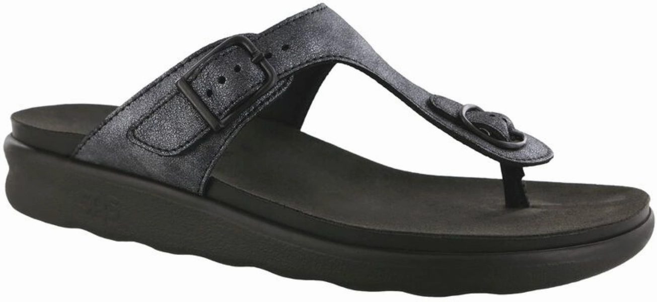 SAS Sanibel T-Strap Slide Sandal Flexible Comfort Universal Strap Lock Mechanism