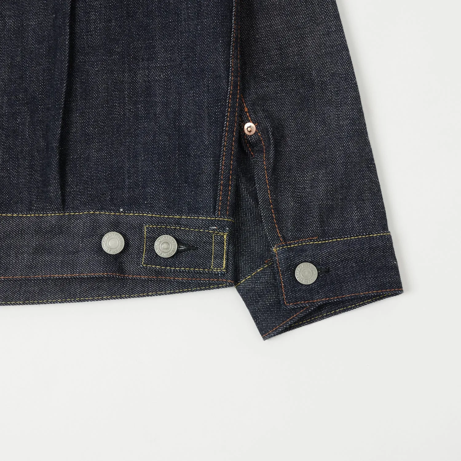 QuickRelease Buckles Full Count 2102 13.75oz Type II Denim Jacket - Raw