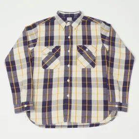 Comfort-First Perfect Layer Warehouse & Co 3104 Plaid Flannel Shirt - Navy