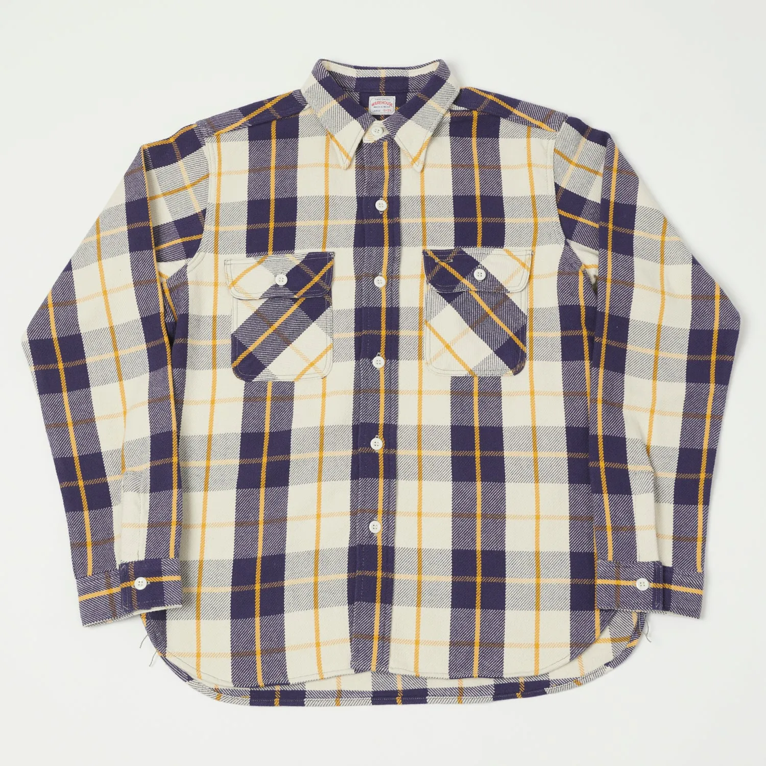 Comfort-First Perfect Layer Warehouse & Co 3104 Plaid Flannel Shirt - Navy