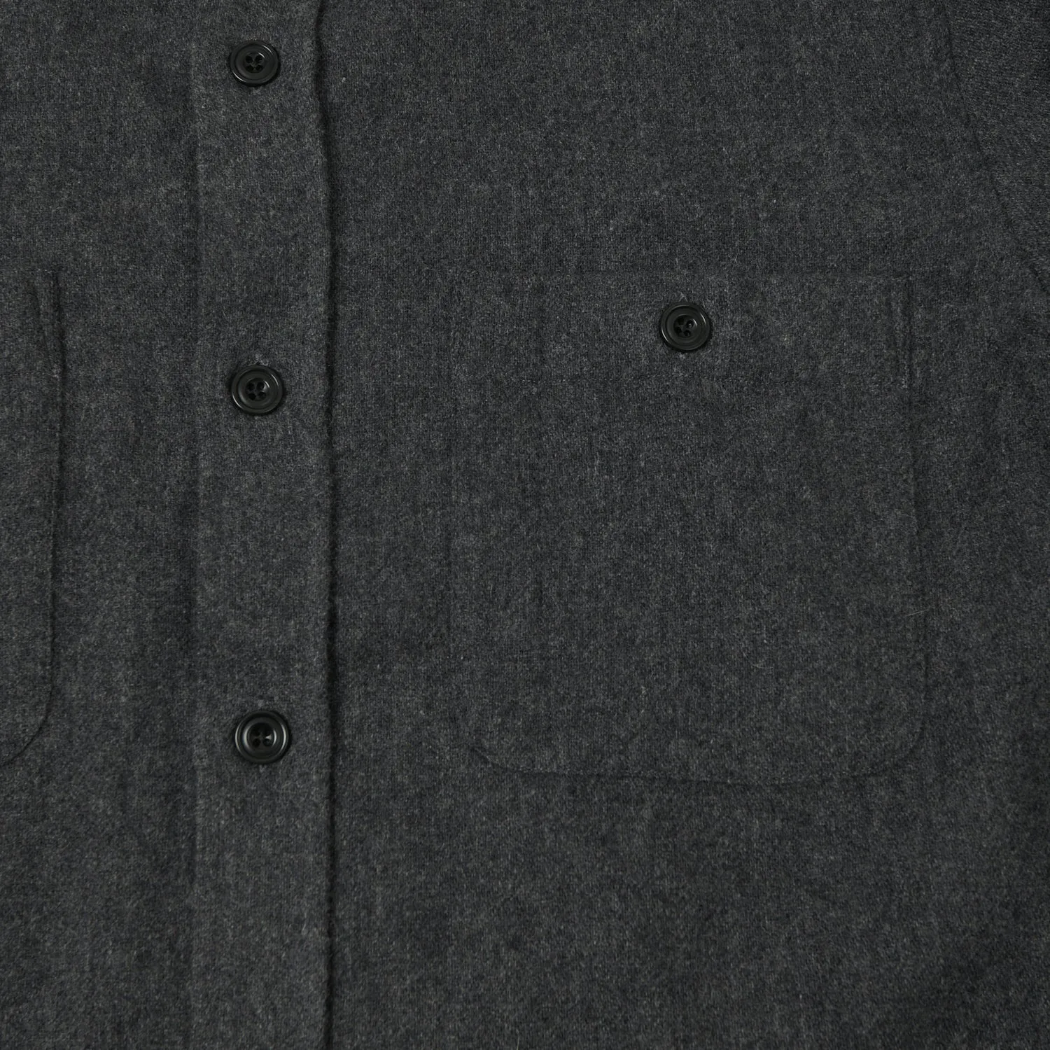 Hartford 'Percey' Wool Shirt - Grey Timeless Classic
