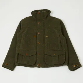 Snow Day Stand Up Collar Freewheelers & Co Great Lakes 'Grizzly' Jacket - Grained Olive