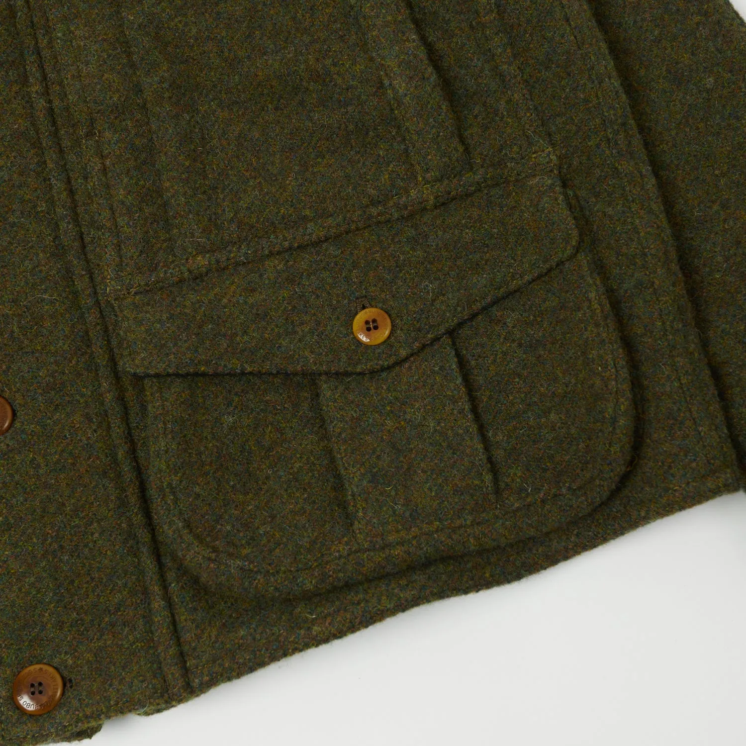 Freewheelers & Co Great Lakes 'Grizzly' Jacket - Grained Olive Streetwear vibe