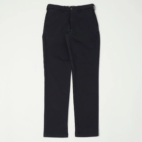 Quality Fabric Spellbound Slim Tapered Stretch Chino - Dark Navy