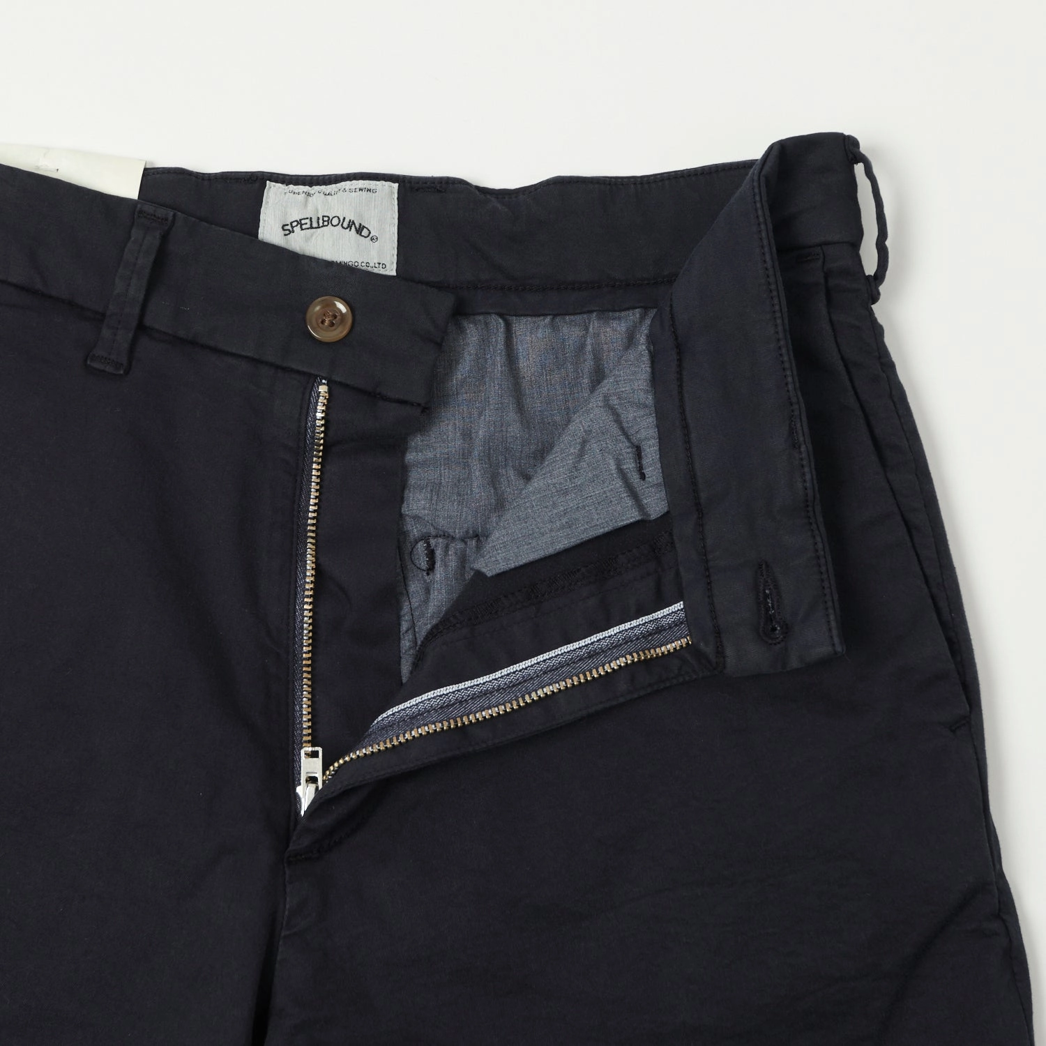 Spellbound Slim Tapered Stretch Chino - Dark Navy Comfy Shape