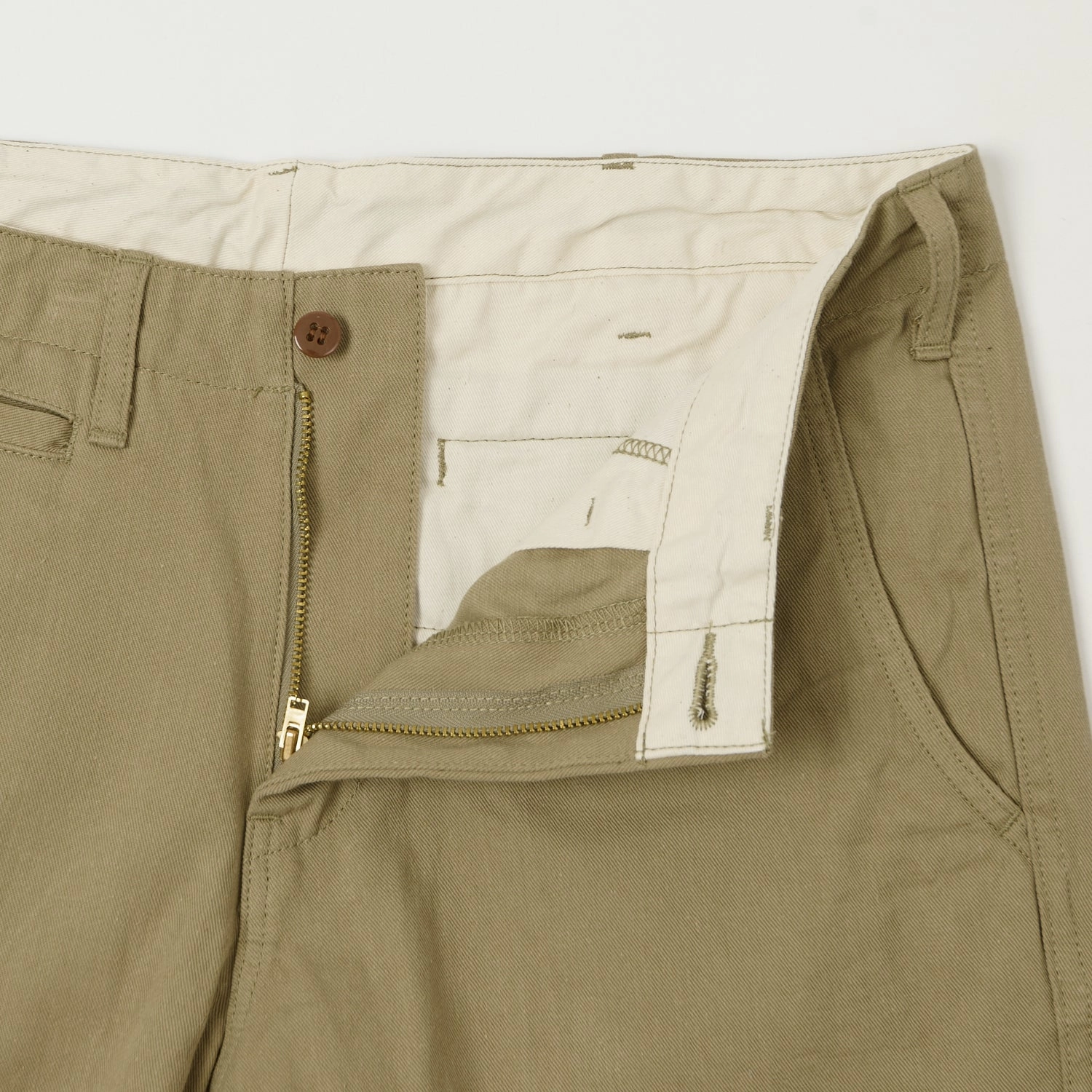 TaperedLeg ONI Denim 718CH-KHB Regular Straight Chino - Khaki Beige