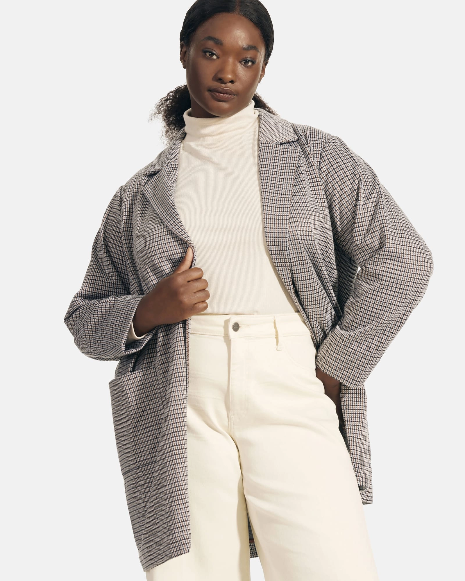 Seona Lapel Collar Coat | Black / Grey / Camel artists Preppy