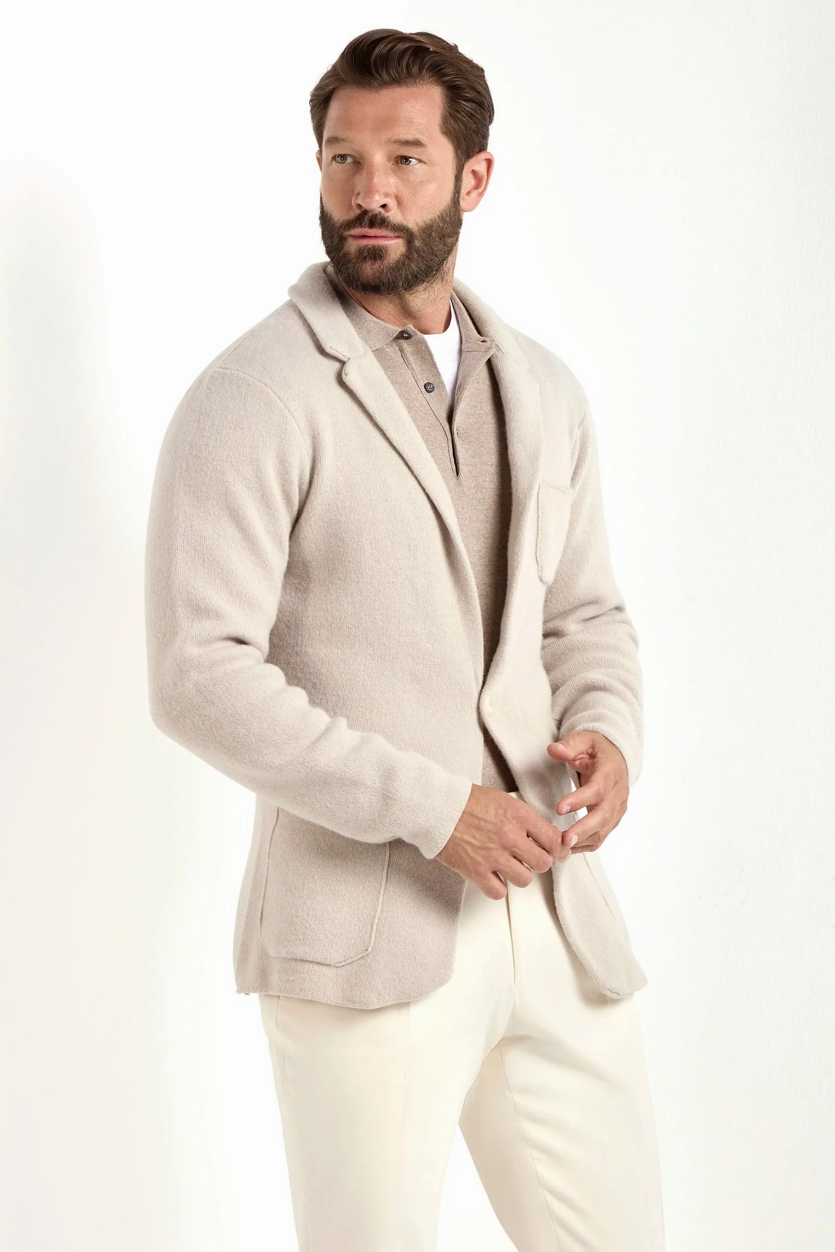 Recommend Stone knitted jacket ?C wool and cashmere ?C Made in Italy