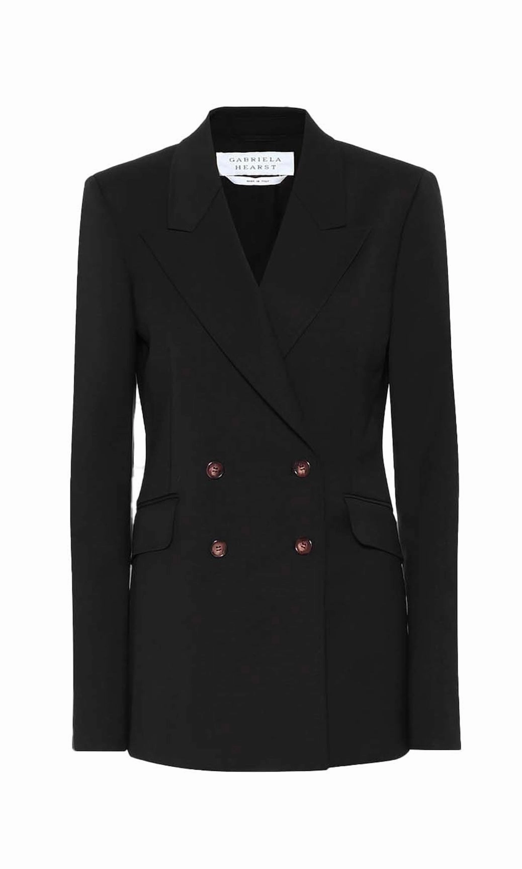 Tailored and Sharp Flawless Tailoring Angela Blazer in Black Sportswear Wool