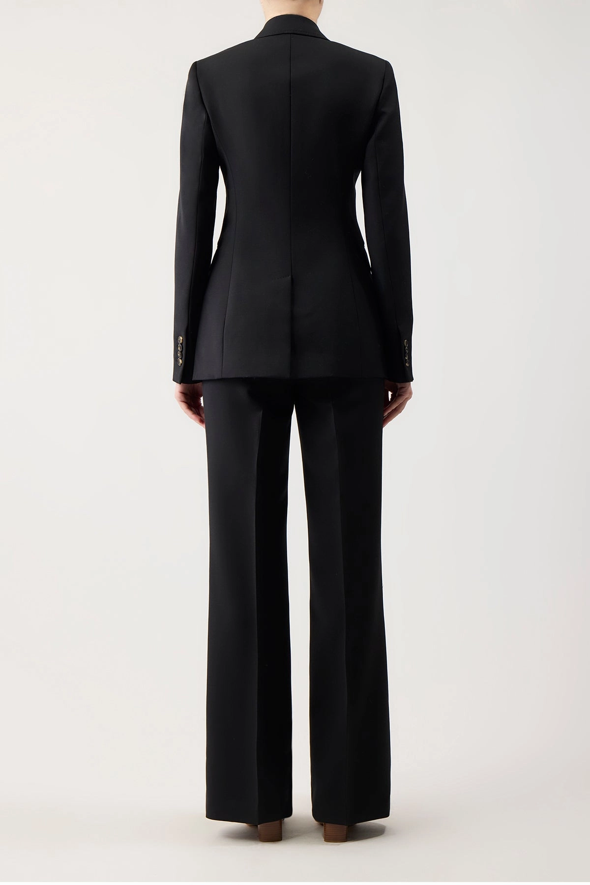 Elegant Layer Timeless Work Look Angela Blazer in Black Sportswear Wool