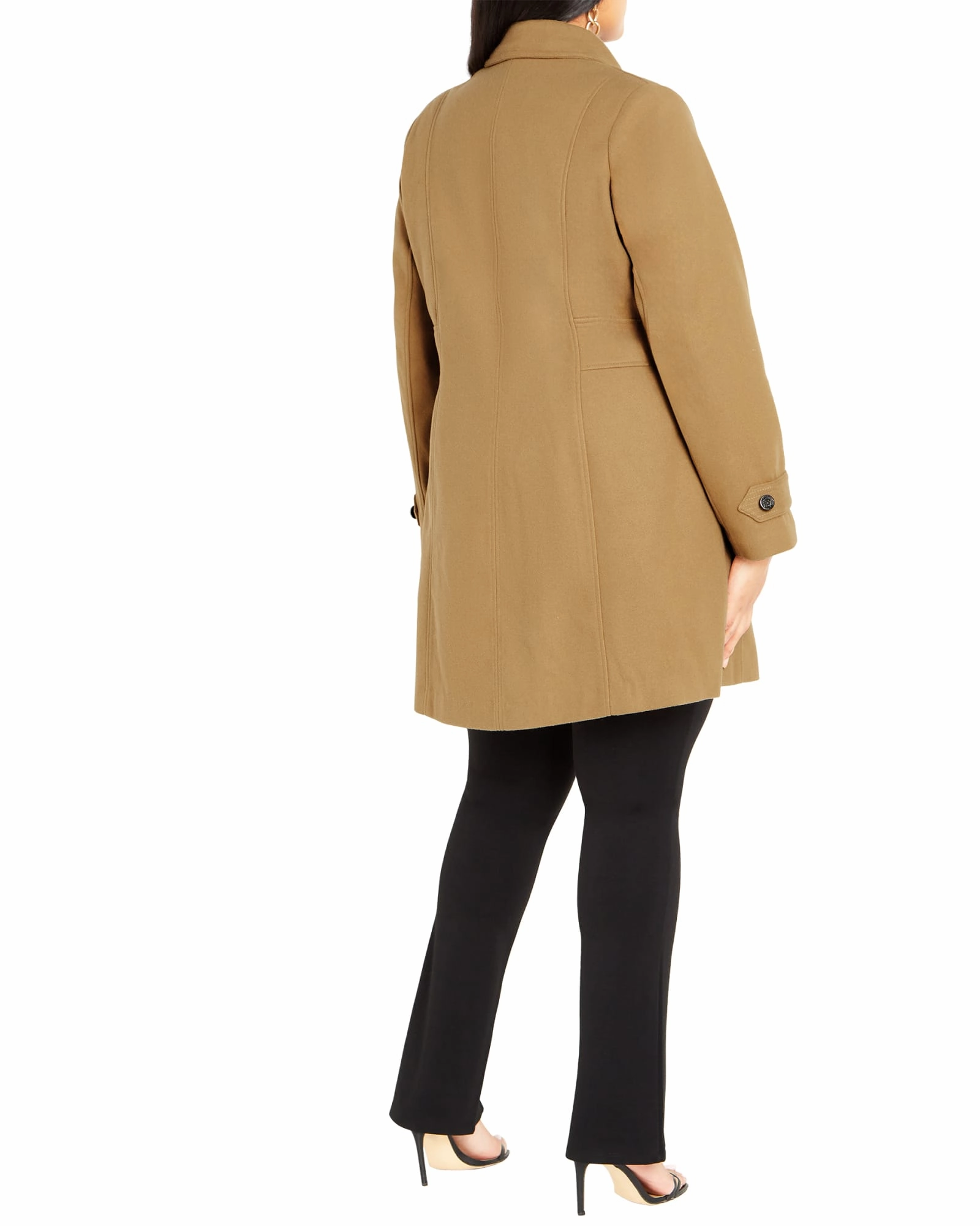 Perspective Shelly Military Coat | Camel
