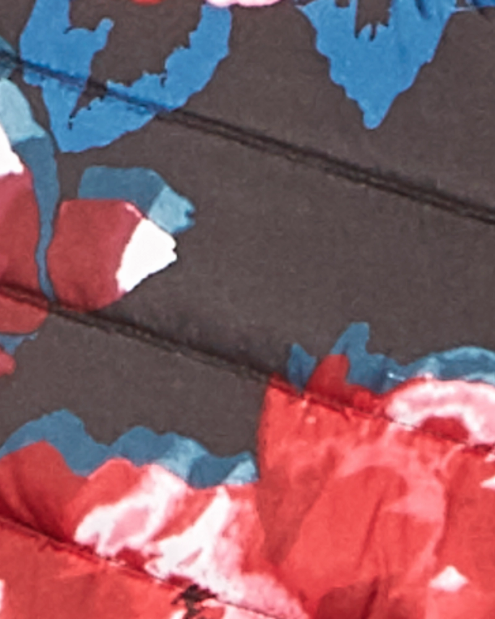 elastic waistband Sierra Puffer Vest | Black / Red