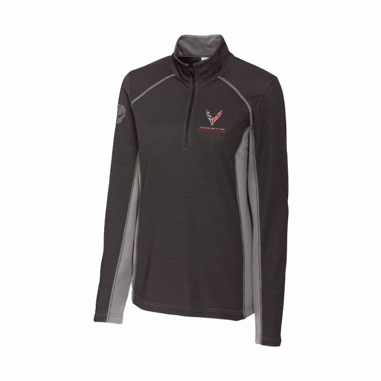 Corvette Racing Women's Colorblock Quarter-Zip Cold Day Non Restrictive Cut